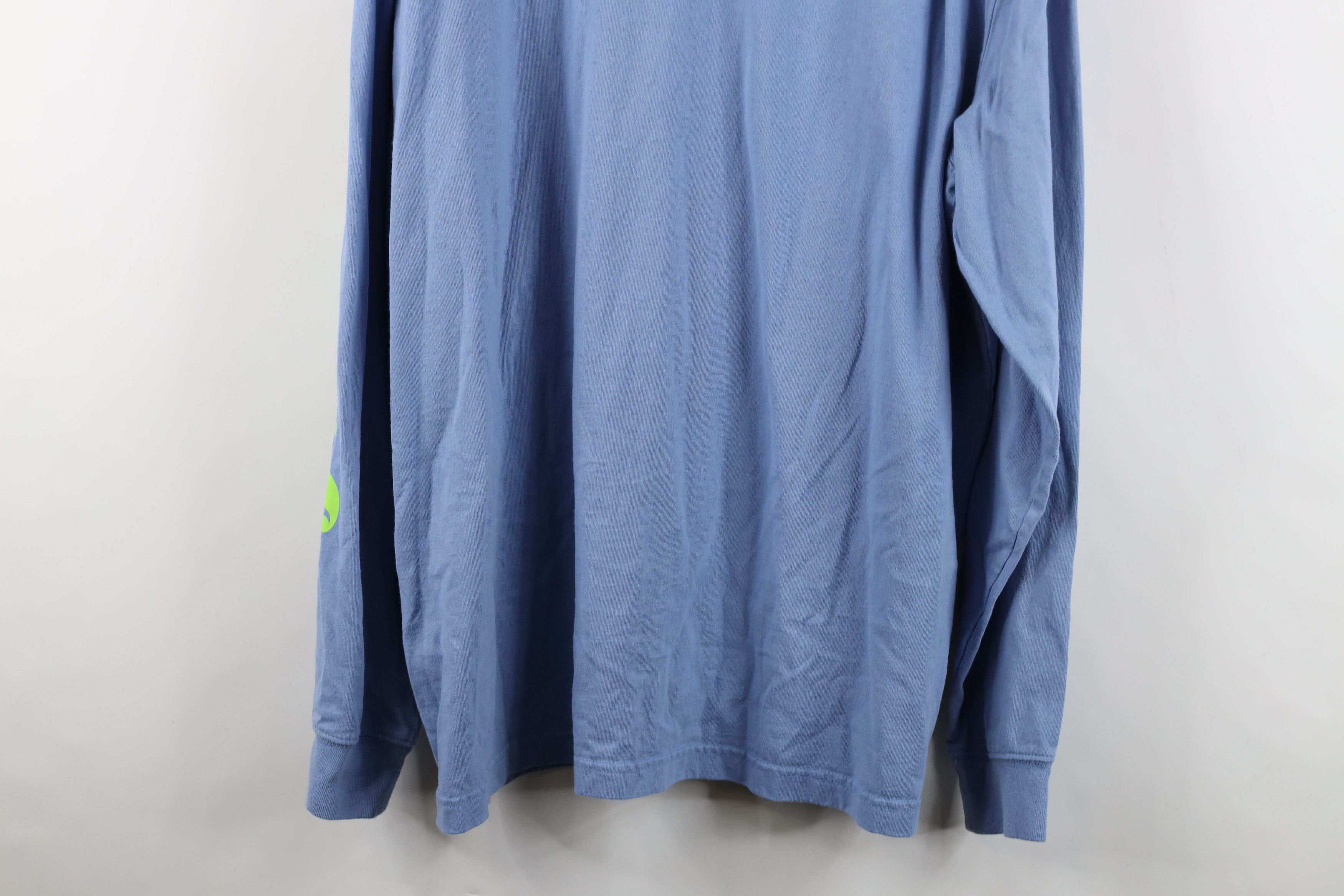 Carhartt Vintage Y2K Carhartt Spell Long Sleeve T-Shirt Blue Cotton Size US XXL / EU 58 / 5 - 14 Thumbnail