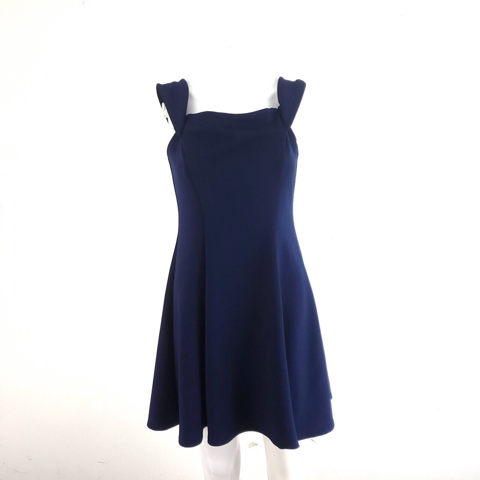 Designer Teeze Me Polyester Spandex Blue Dress Size 7 A-Line Sleevele Size M / US 6-8 / IT 42-44 - 1 Thumbnail