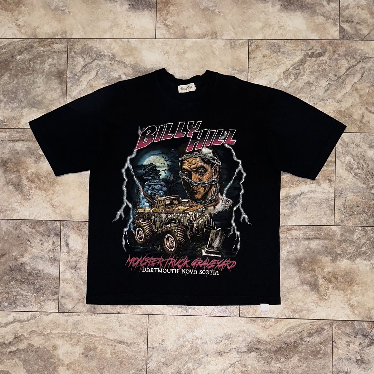 Billy Hill Billy Hill Monster Truck Graveyard Tee Black T-Shirt Size XL Size US XL / EU 56 / 4 - 1 Thumbnail
