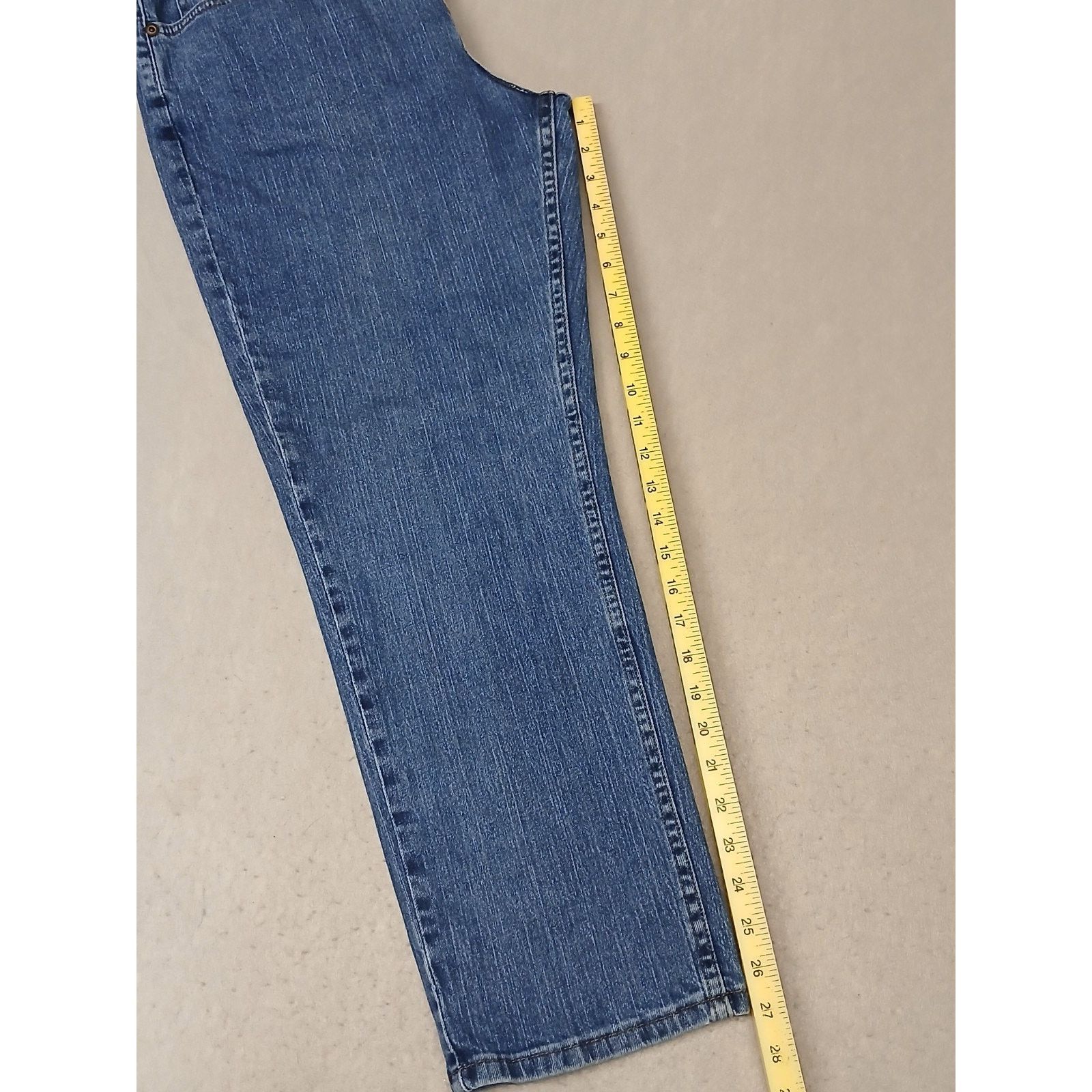 Other Ryders (14P) women's Relaxed Straight Leg Blue Denim Jeans Size 36" / US 14 / IT 50 - 4 Thumbnail