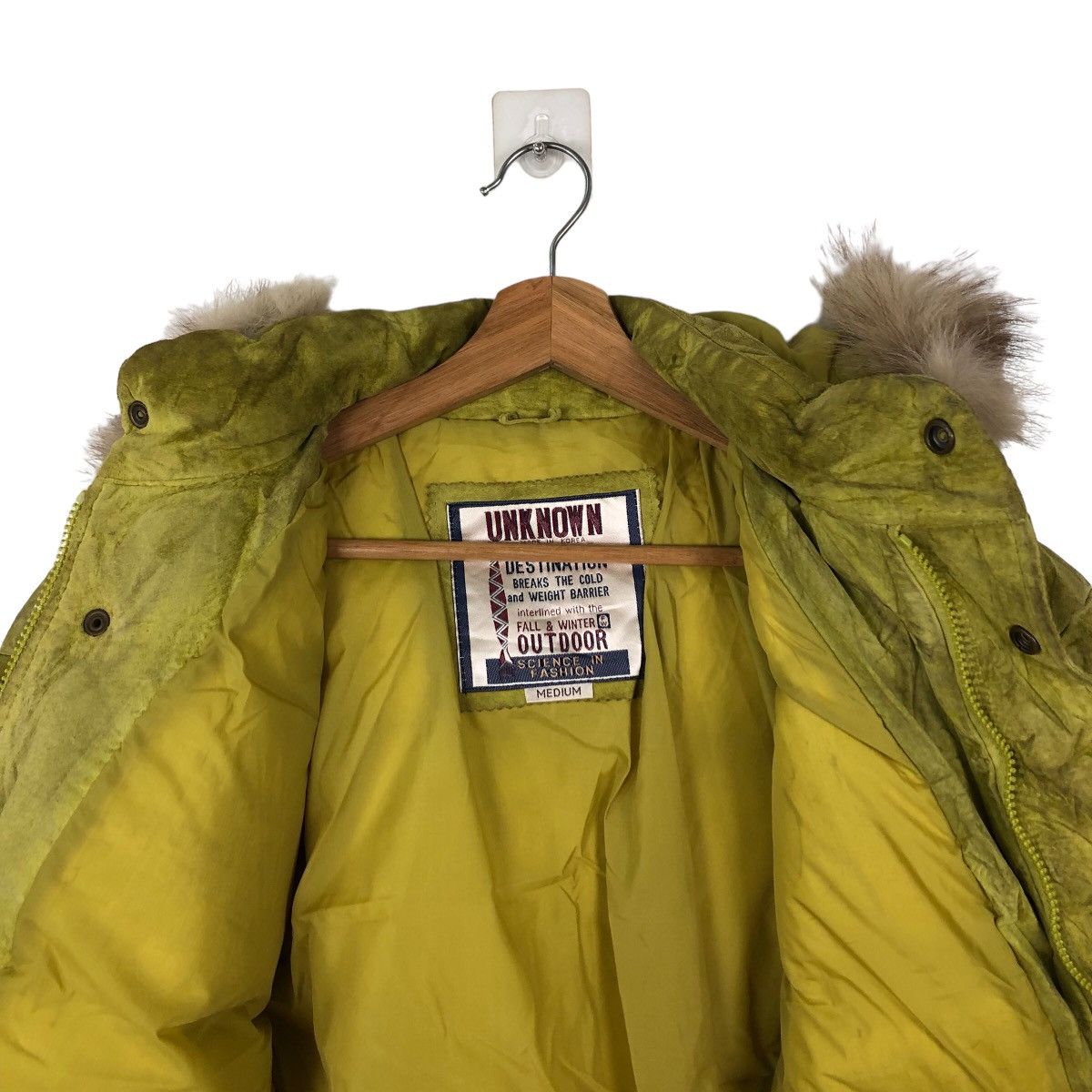 Japanese Brand 🔥VINTAGE BOMBER JACKET UNKNOWN JAPAN MADE MINK FUR HOODIE Size US M / EU 48-50 / 2 - 11 Thumbnail