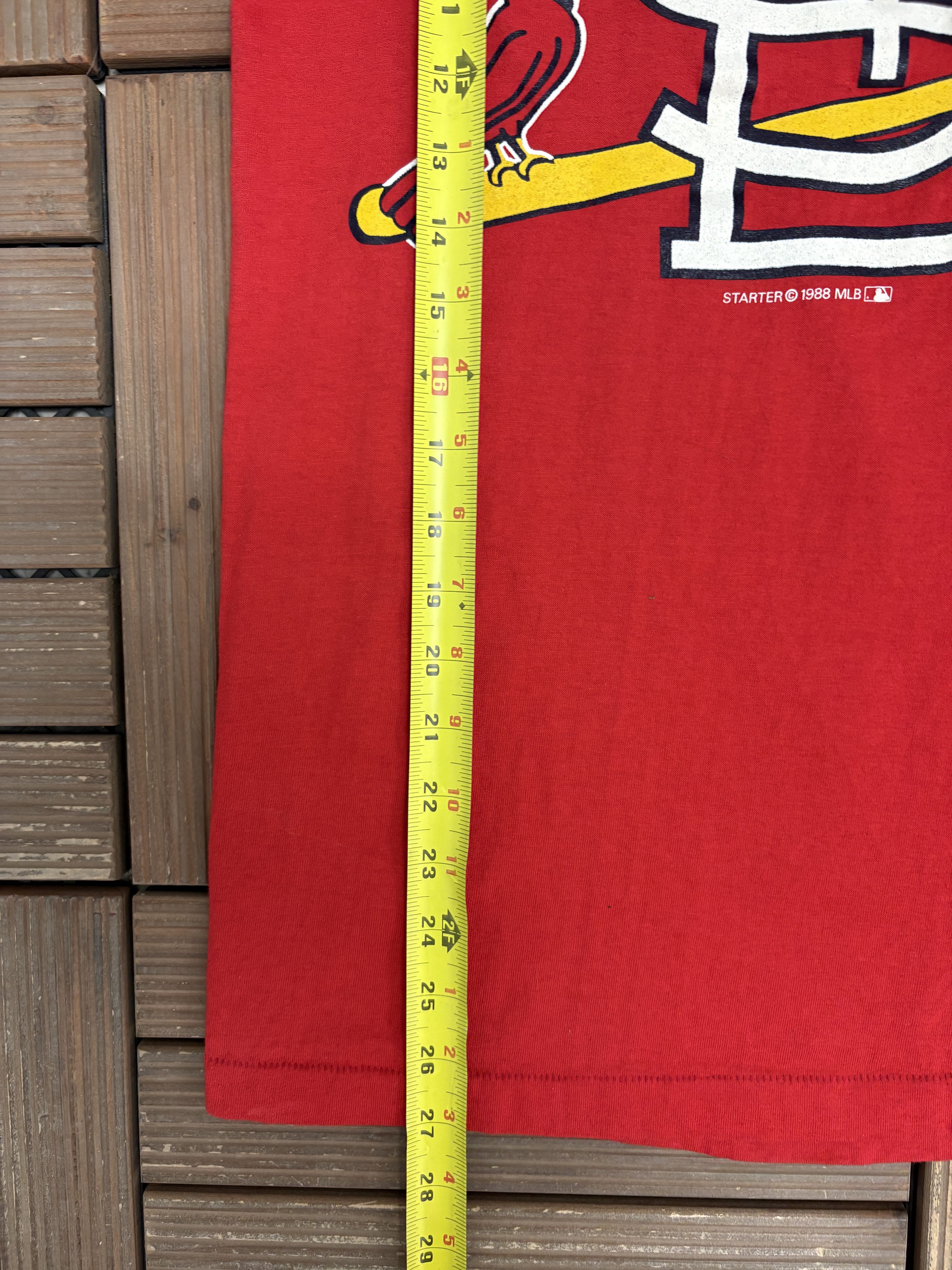 Starter St. Louis Cardinals Vintage Red T-Shirt Tee Size US M / EU 48-50 / 2 - 9 Thumbnail