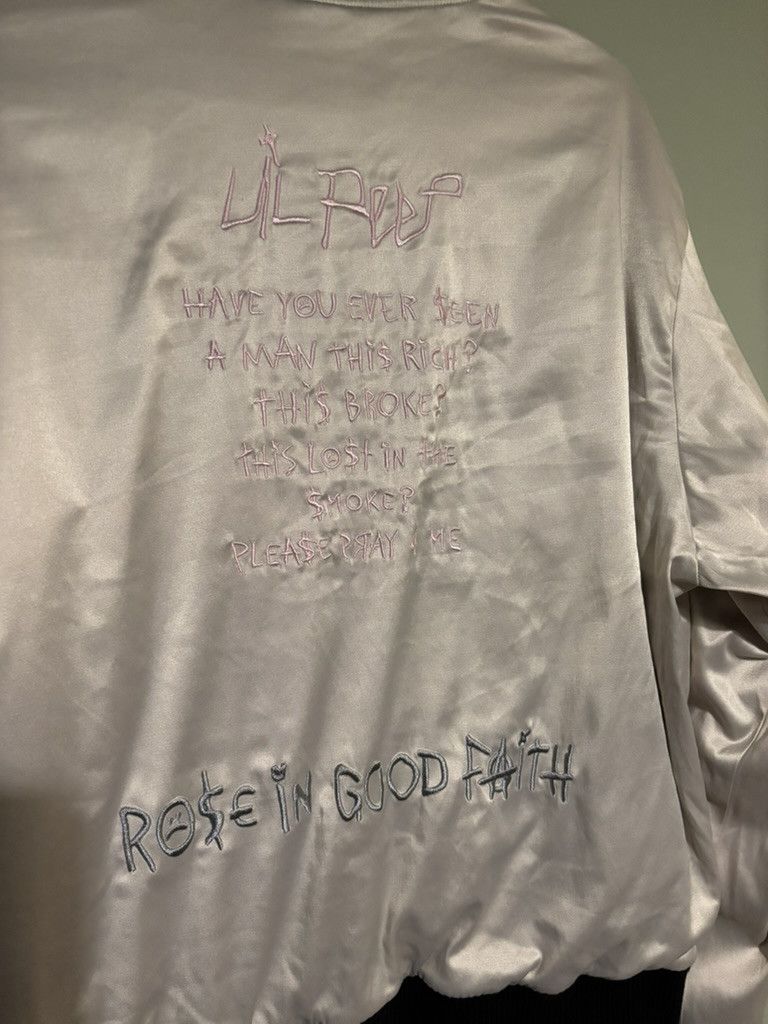 Lil Peep × ROSE IN GOOD FAITH 2020 HIGH SCHOOL BOMBER - RARE LIMITED SOLD OUT Size US XL / EU 56 / 4 - 8 Thumbnail