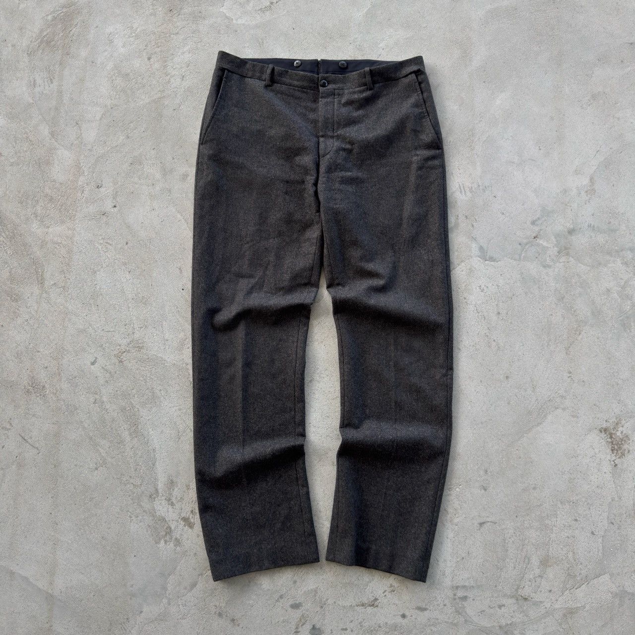Polo Ralph Lauren Polo Ralph Lauren Made In Italy Virgin Wool Pants Grey 36R Size US 36 / EU 52 - 1 Thumbnail