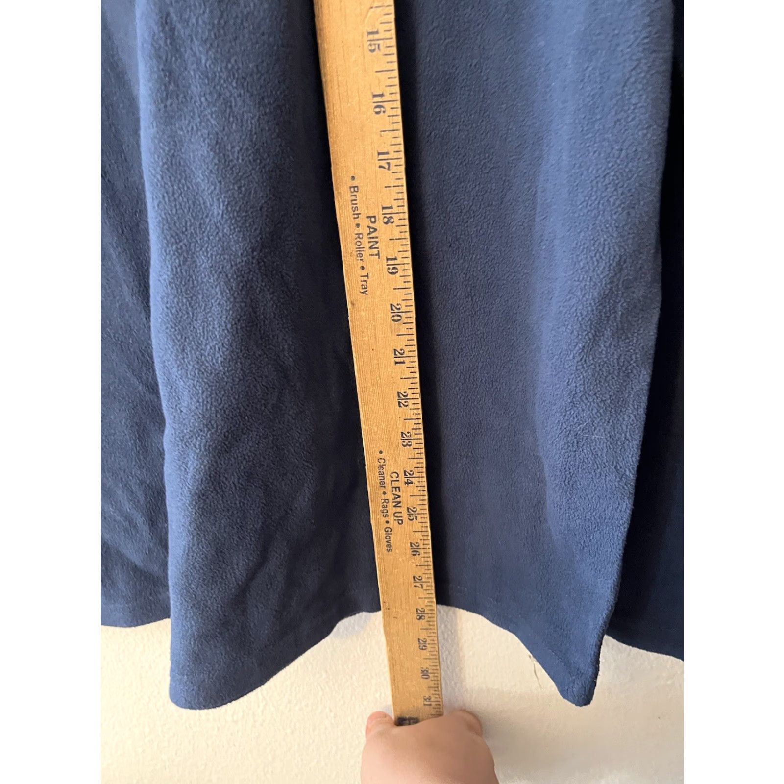 Aeropostale Aeropostale A87 Blue 1/4 Zip Fleece Pullover Sweatshirt Men's L Mock Neck Size US L / EU 52-54 / 3 - 4 Thumbnail