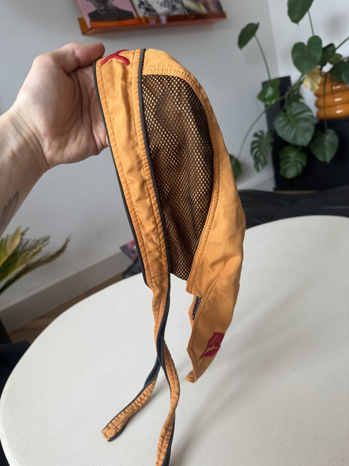 Puma Vintage Puma Durag Hat Ultra Rare Avant Garde Gorpcore Size ONE SIZE - 5 Thumbnail