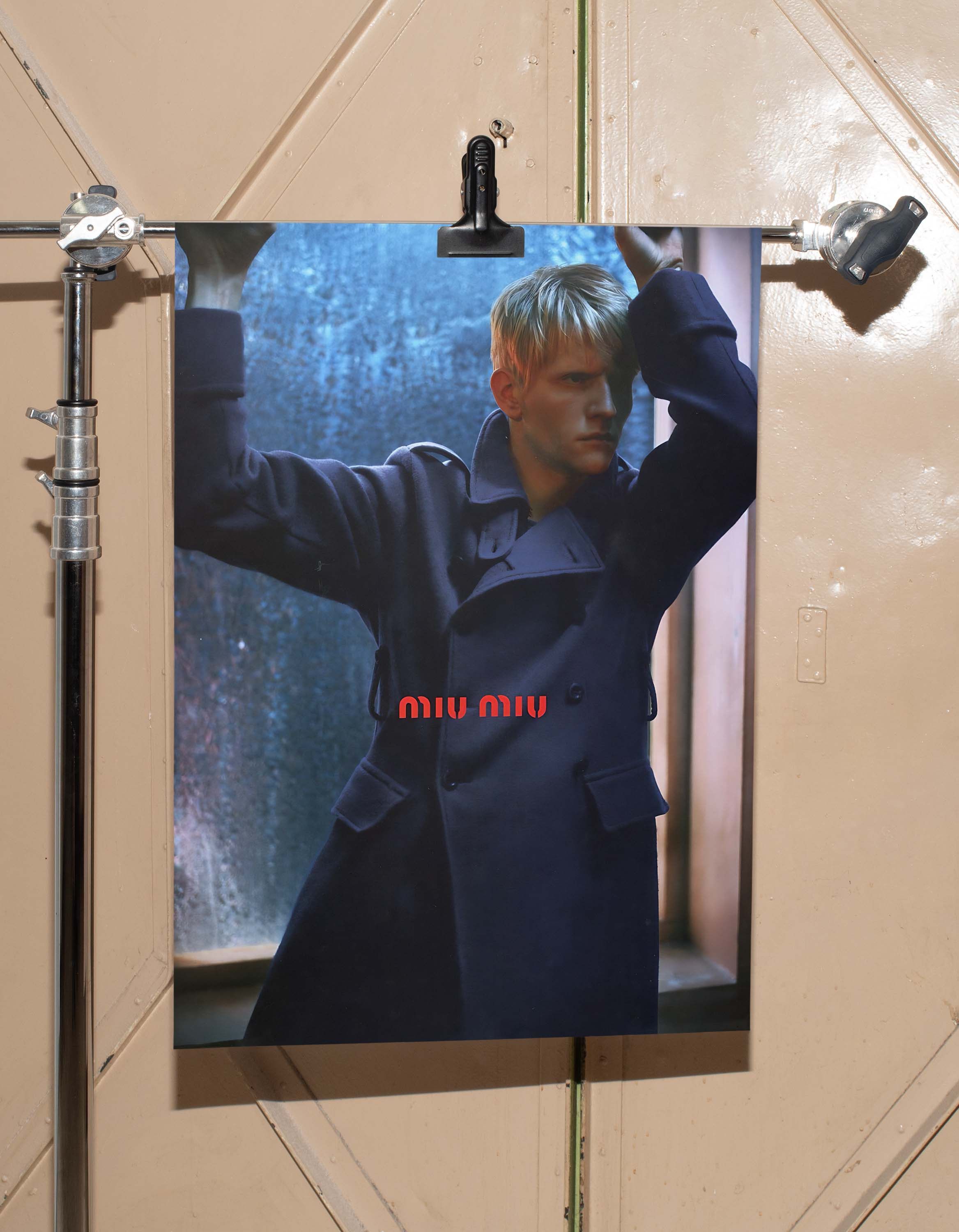 Miu Miu 1999 Miu Miu Coat Jacket Poster Magazine Vintage 1999 Book Size ONE SIZE - 2 Thumbnail