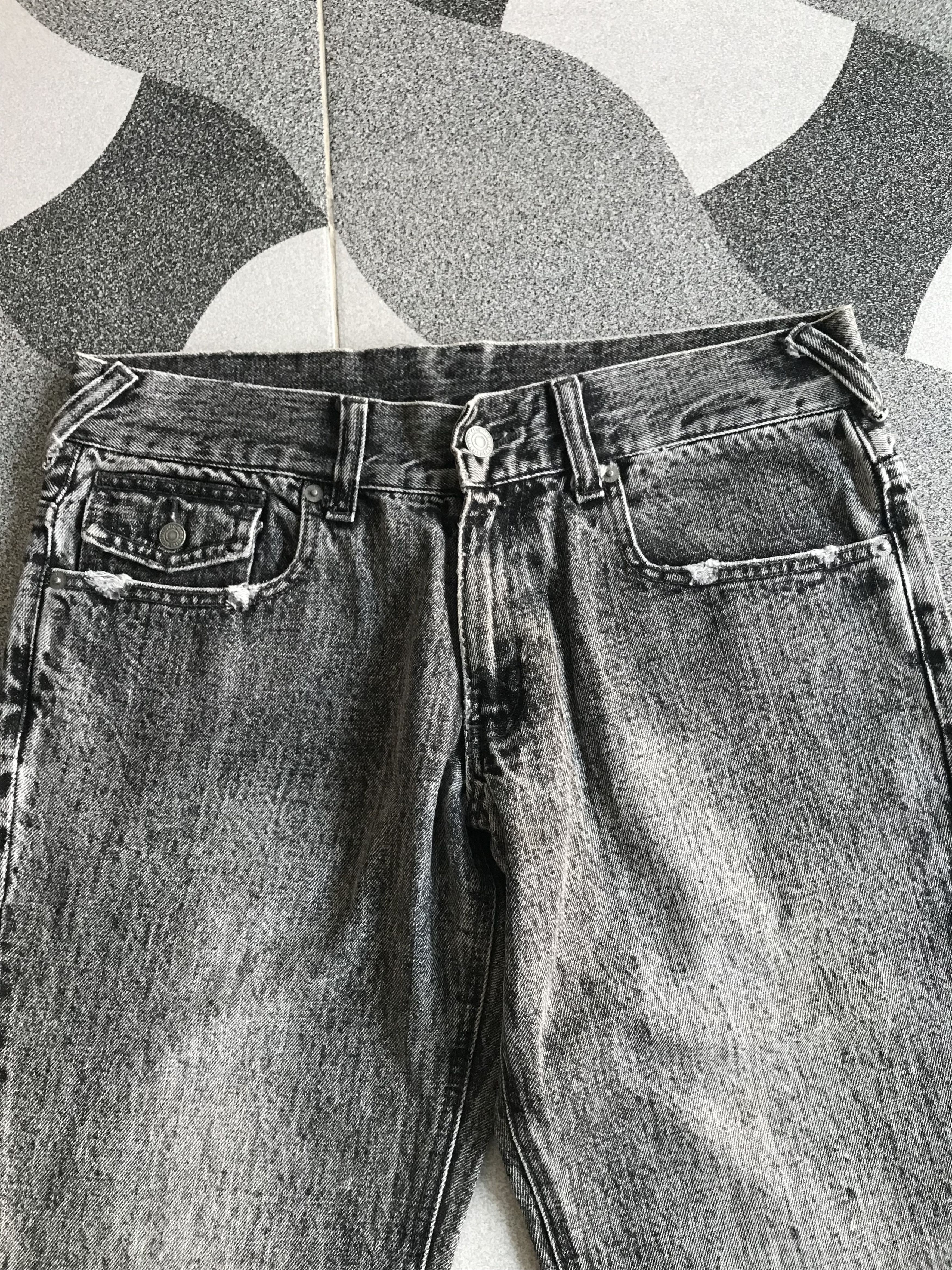 20471120 × If Six Was Nine × Japanese Brand Y2K DAILY NEWS Flared Jeans Size US 32 / EU 48 - 2 Thumbnail