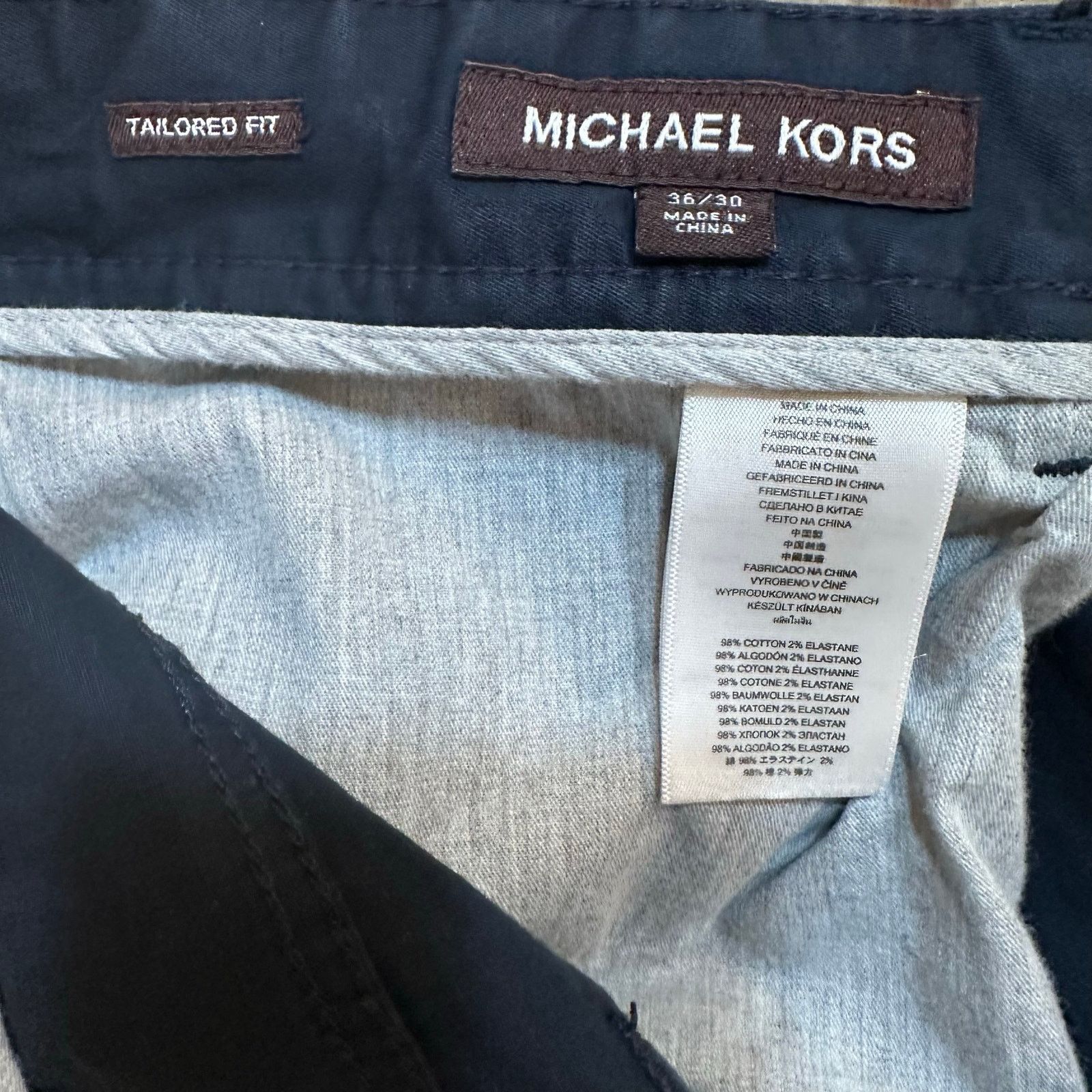 Michael Kors Michael Kors Men's Tailored Fit Pants sz 36 x 30 Size US 36 / EU 52 - 2 Thumbnail