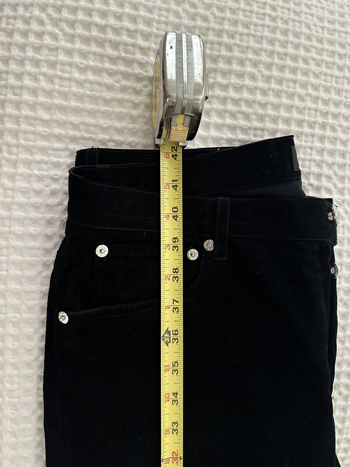 A.P.C. APC Black Corduroy Pants Size US 29 - 6 Thumbnail