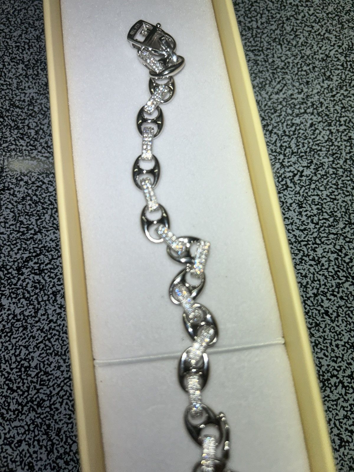 Jewelry .925 Silver Gucci Link Bracelet Size ONE SIZE - 1 Thumbnail