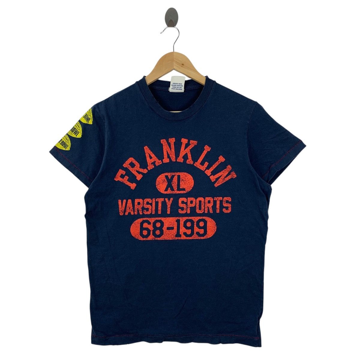 Franklin & Marshall FRANKLIN MARSHALL ITALY Brand F&MC Bowl Distressed Tshirt Size US S / EU 44-46 / 1 - 1 Thumbnail