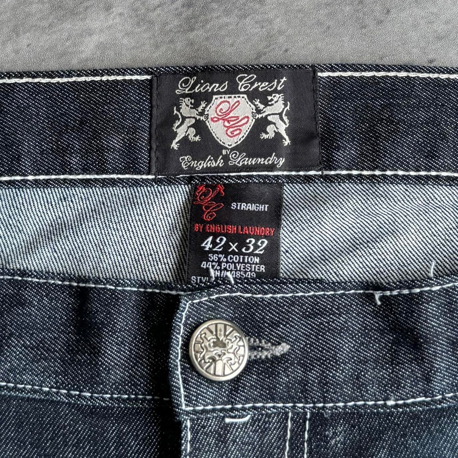 Japanese Brand × Southpole × Vintage Vintage Y2K Jnco Style Baggy Skater Grunge Opium Denim Jeans Size US 42 / EU 58 - 4 Thumbnail