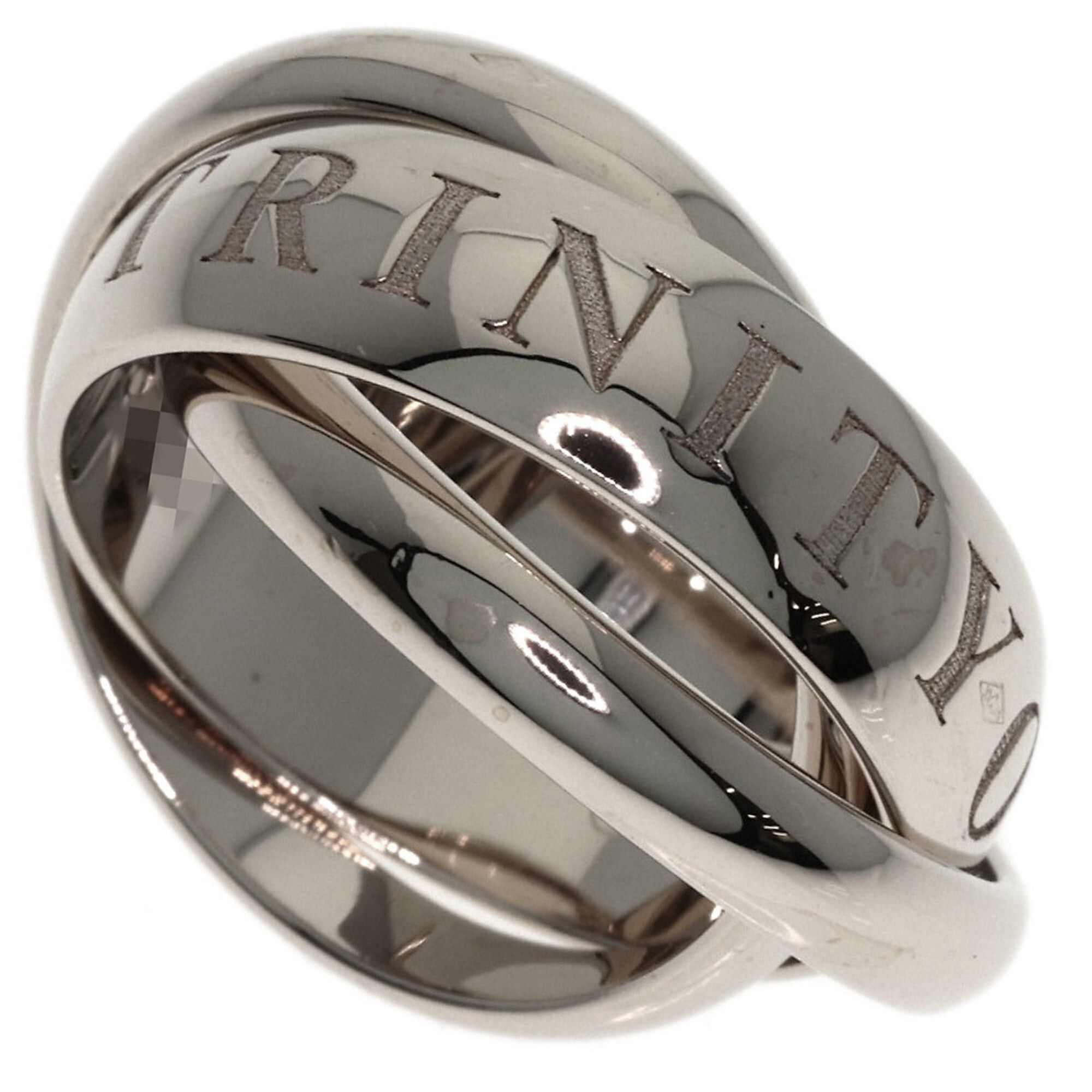 Cartier Cartier Trinity 1998 Christmas Limited Edition #47 Ring, 18K White Gold, Women's, CARTIER Size ONE SIZE - 1 Thumbnail