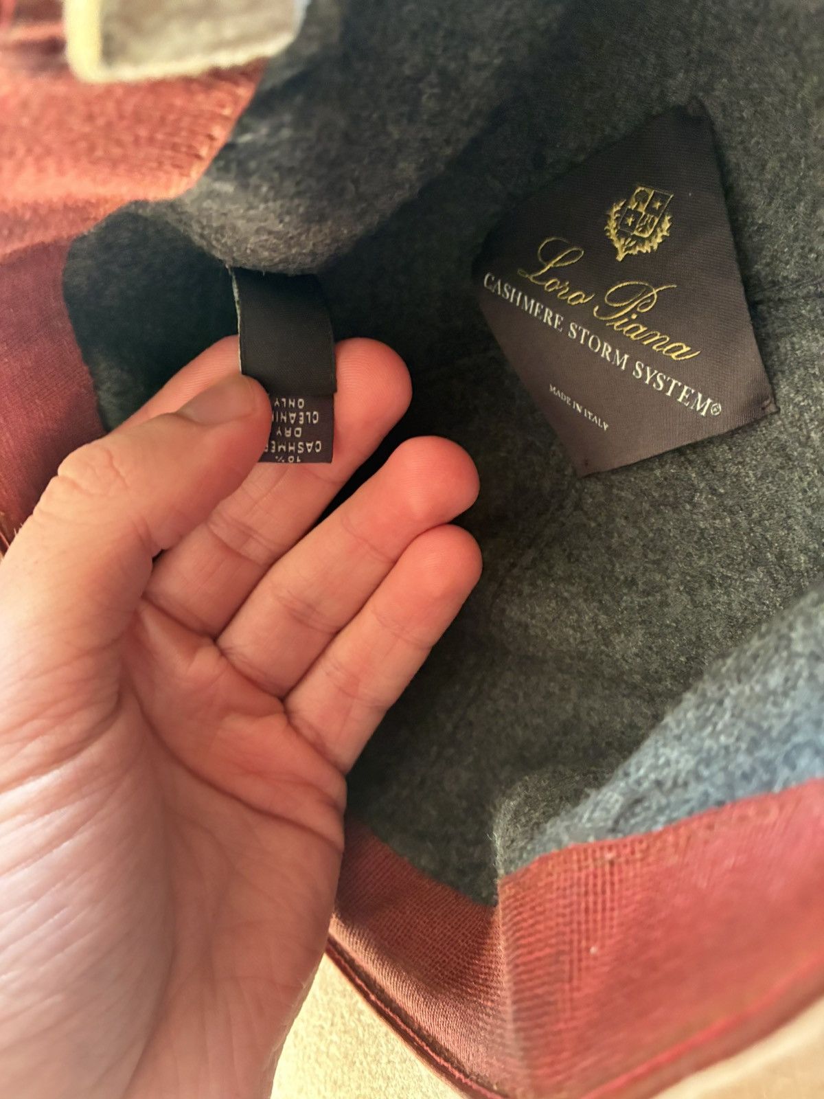 Loro Piana Loro Piana rare light grey cashmere cap size small/medium Size ONE SIZE - 3 Thumbnail