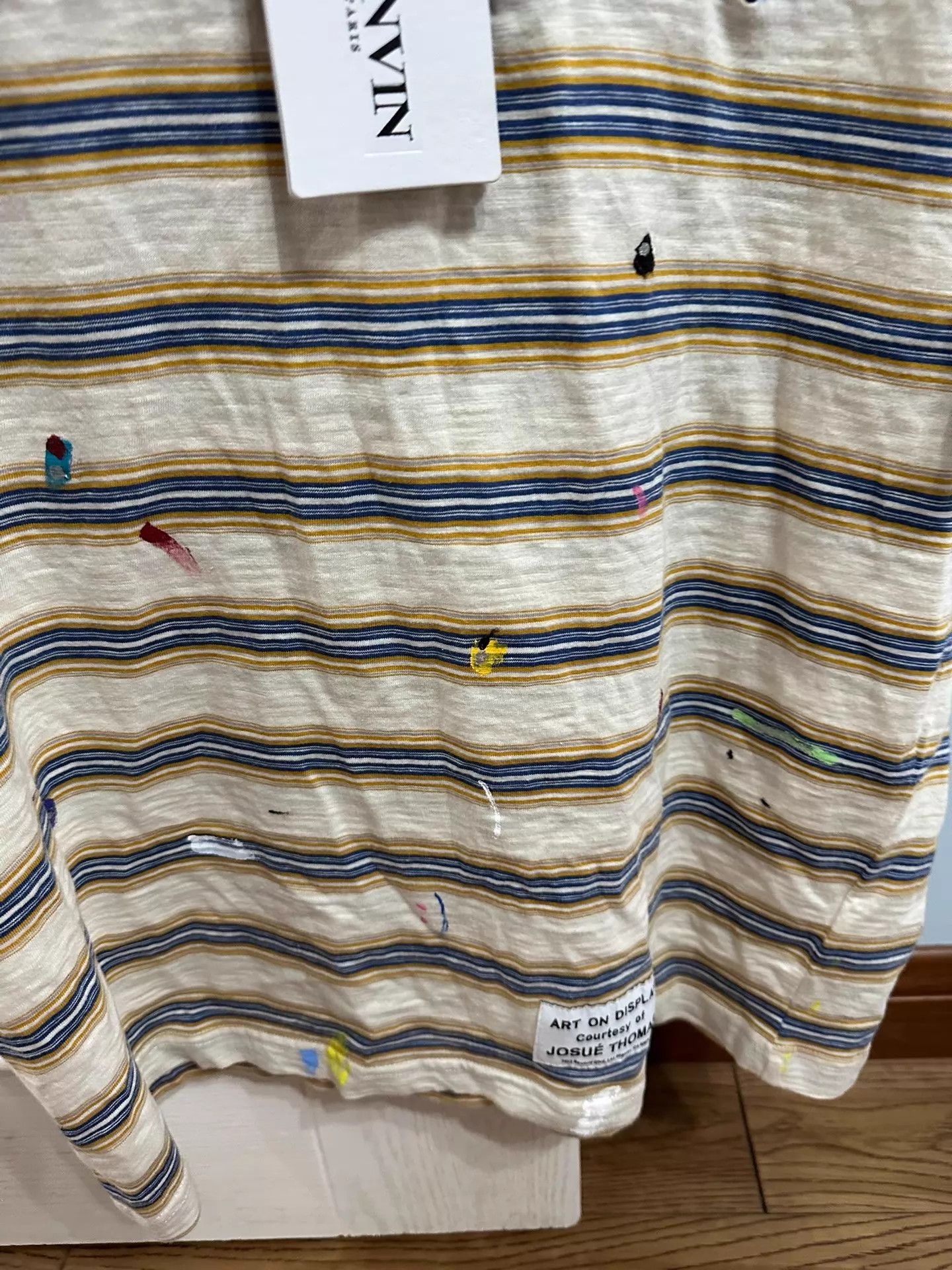 Lanvin Lanvin x Gallery Dept Striped Unisex Tee Size US S / EU 44-46 / 1 - 4 Thumbnail