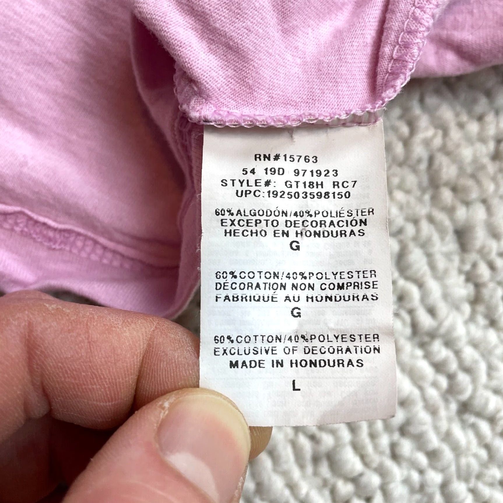 Champion Champion Shirt Womens L Pink Short Sleeve Spellout Logo Casual Short Sleeve Size L / US 10 / IT 46 - 7 Thumbnail