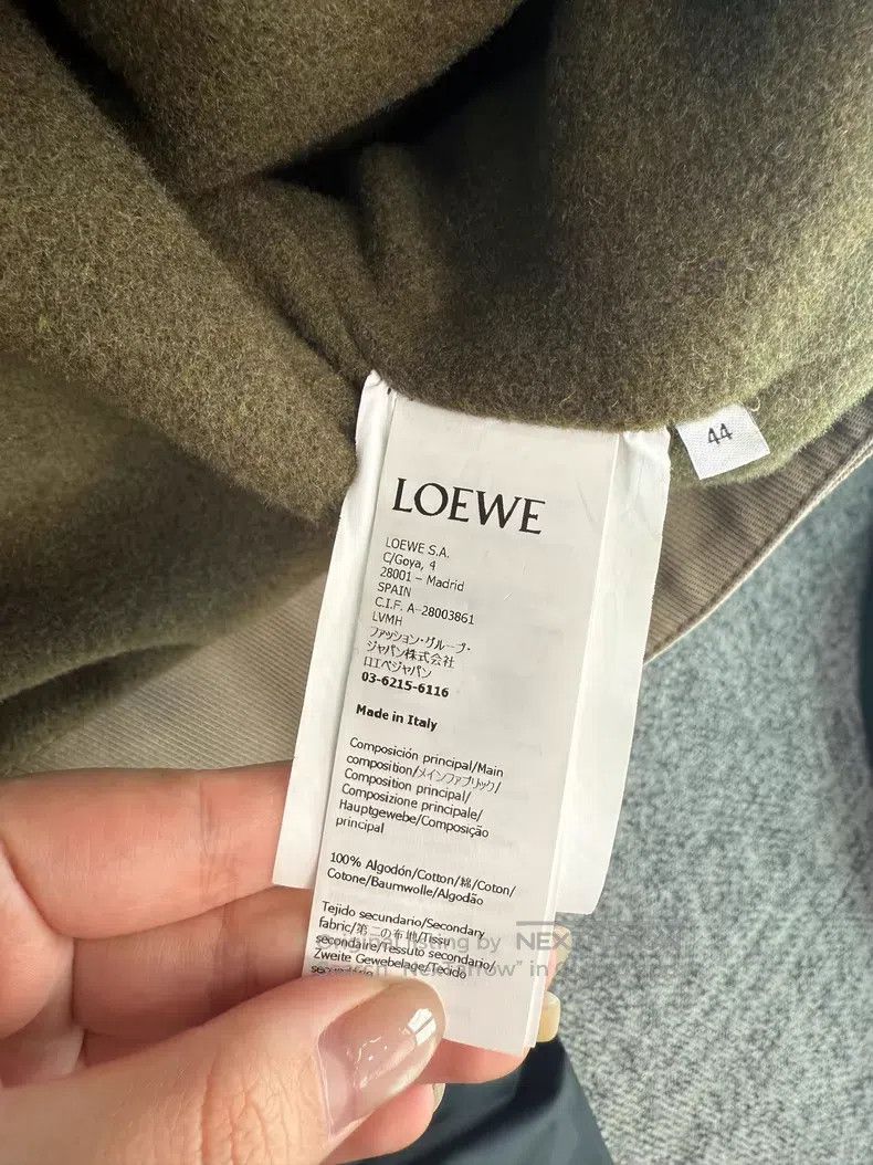 Loewe Loewe Solid Color Hooded Zip-Up Casual Jacket, Men's, Ligh Size US S / EU 44-46 / 1 - 4 Thumbnail
