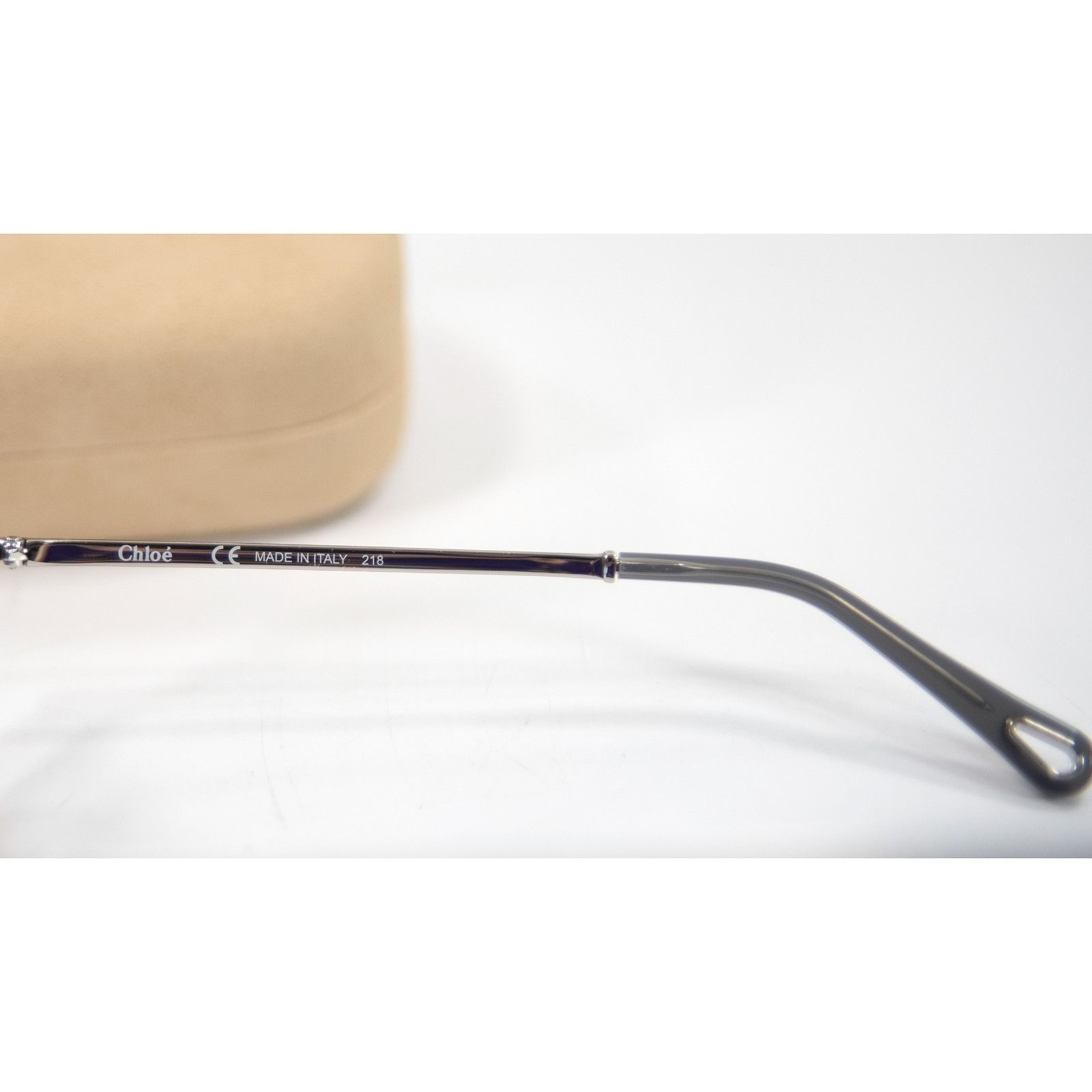Chloe Chloe CE144S Gold Blue Gradient Romie Aviator Logo Sunglasse Size ONE SIZE - 5 Thumbnail