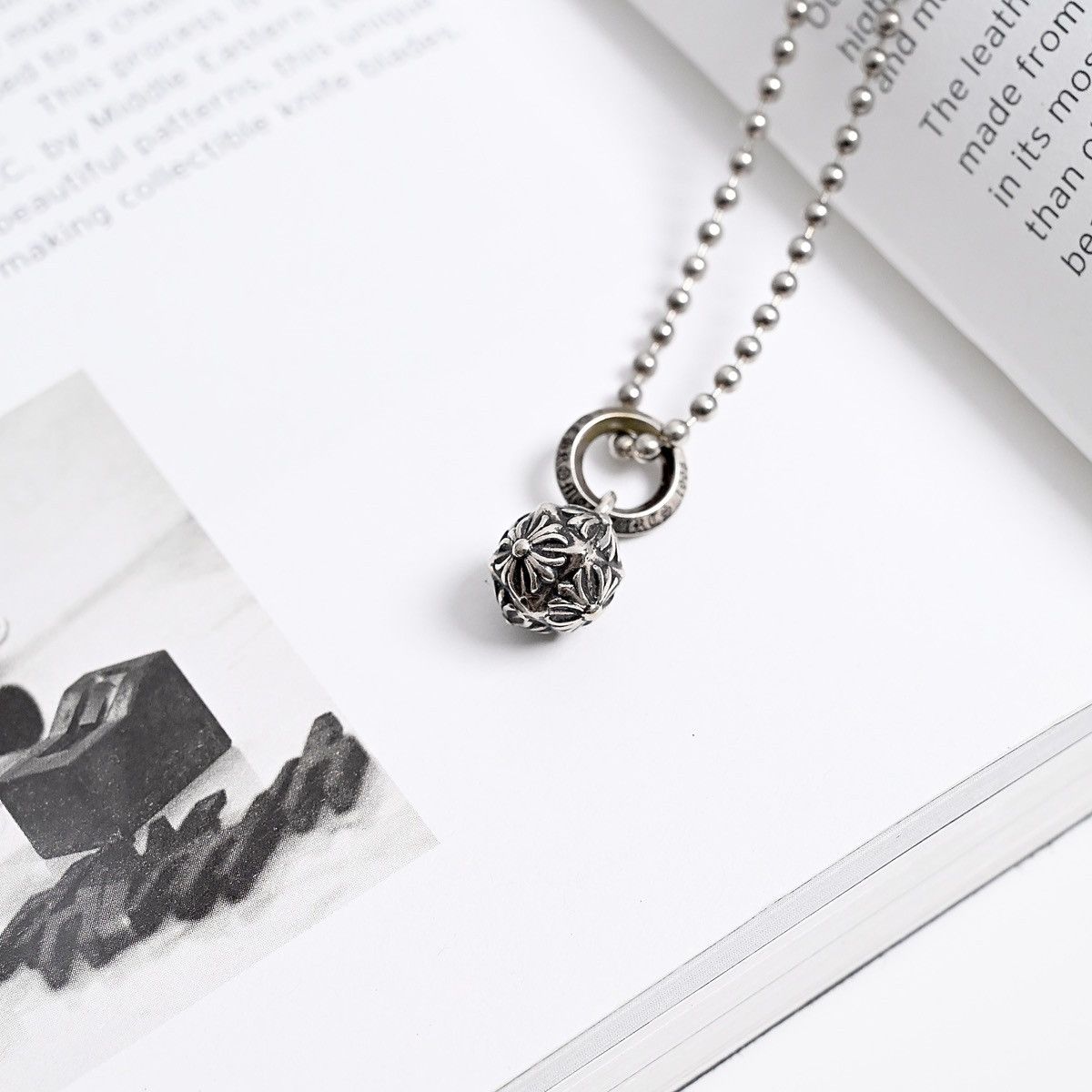 Chrome Hearts CHROME HEARTS PYRMD PLUS BALL NECKLACE SILVER Size ONE SIZE - 9 Thumbnail