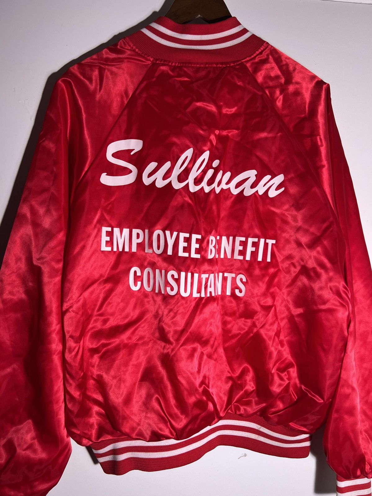 Vintage 80's VTG Vintage Baseball Retro Indie Varsity Satin Jacket Size US XL / EU 56 / 4 - 4 Thumbnail
