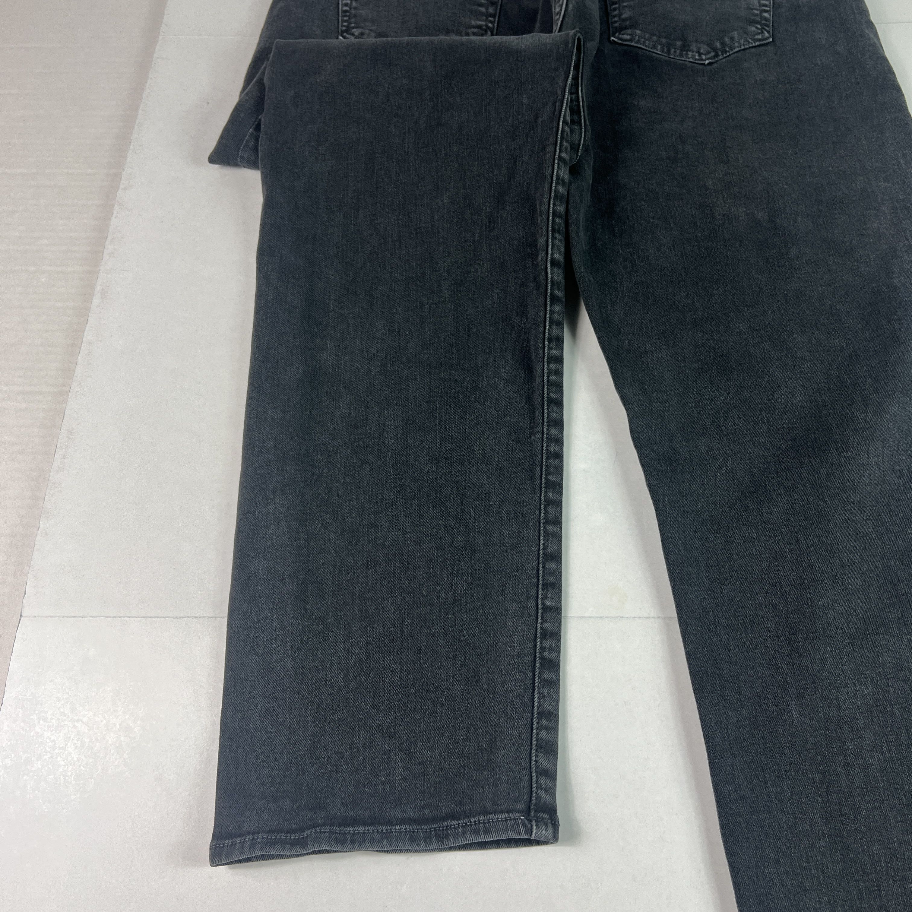 Baldwin Baldwin Jeans Henley Slim Straight Dark Grey Stretch Denim Size US 37 - 17 Thumbnail
