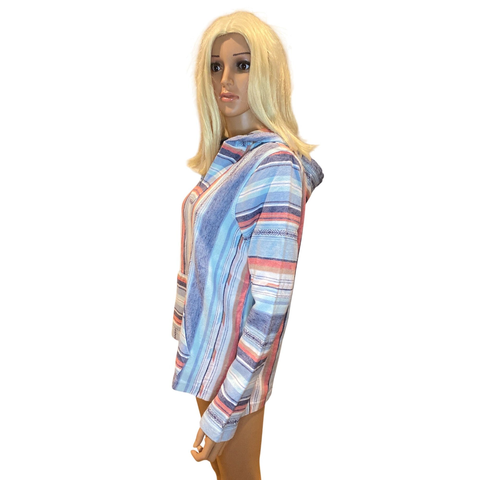 Faherty NWT Faherty Baja Sierra Paradise Hooded Pullover Top Tunic W Size S / US 4 / IT 40 - 5 Thumbnail