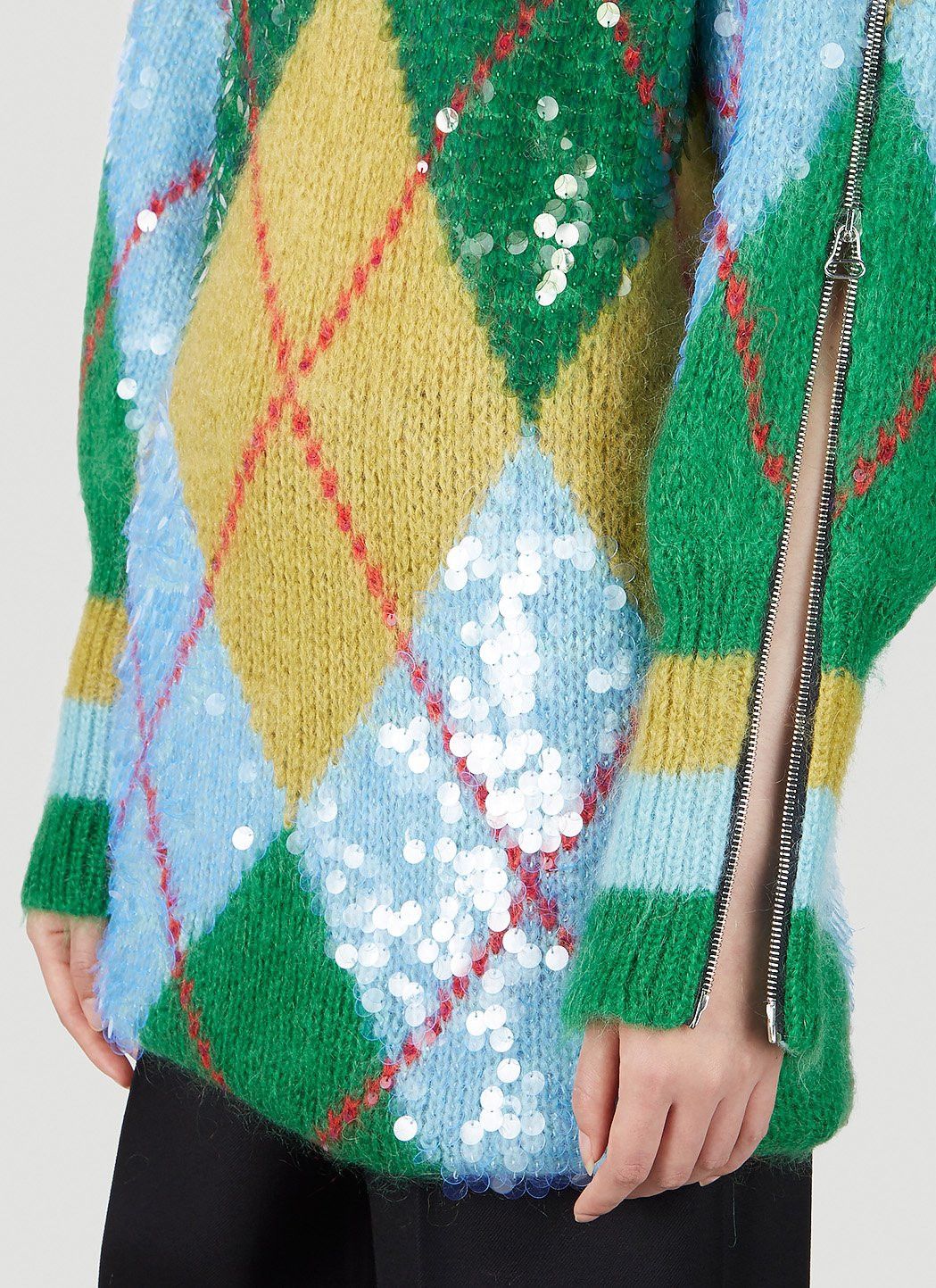 Gucci o1y0925 Crewneck Sweater in Multicolor Size XS / US 0-2 / IT 36-38 - 3 Thumbnail