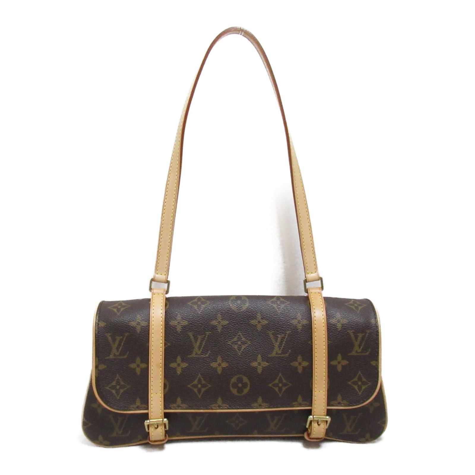 Louis Vuitton Louis Vuitton Murrell Shoulder Bag Coated Canvas Monogram Brown Size ONE SIZE - 1 Thumbnail
