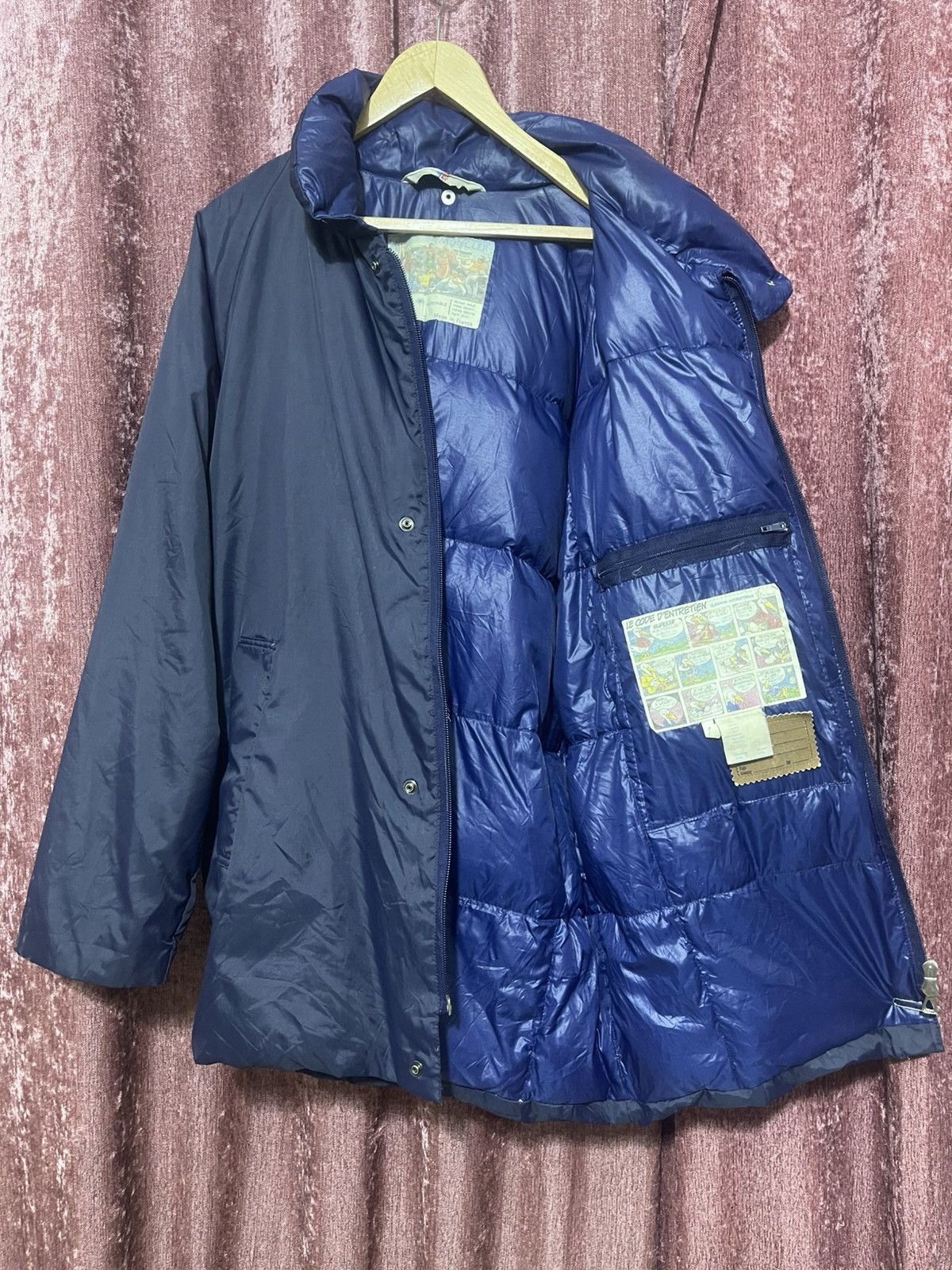 Moncler × Vintage Vintage Moncler Grenoble 80s Down Jacket Made In france Size US L / EU 52-54 / 3 - 3 Thumbnail