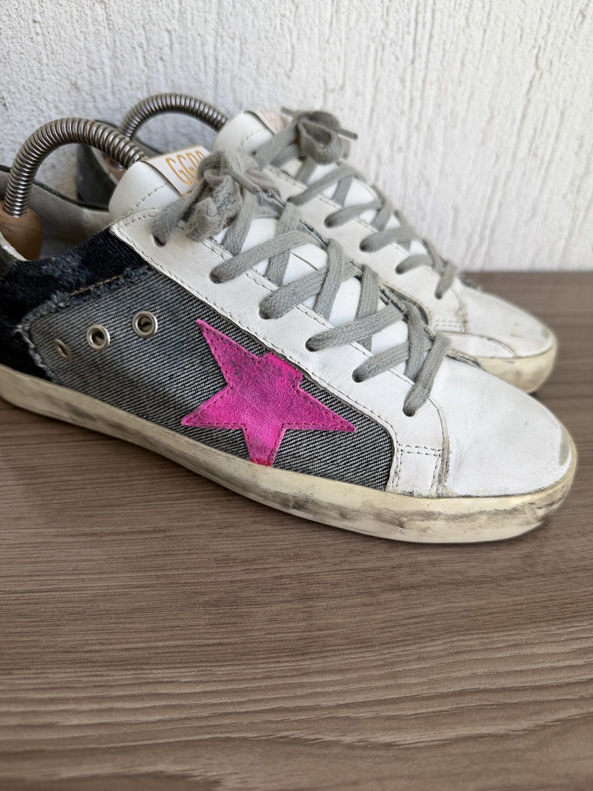 Golden Goose Pink star superstar trainers Size US 8 / IT 38 - 4 Thumbnail