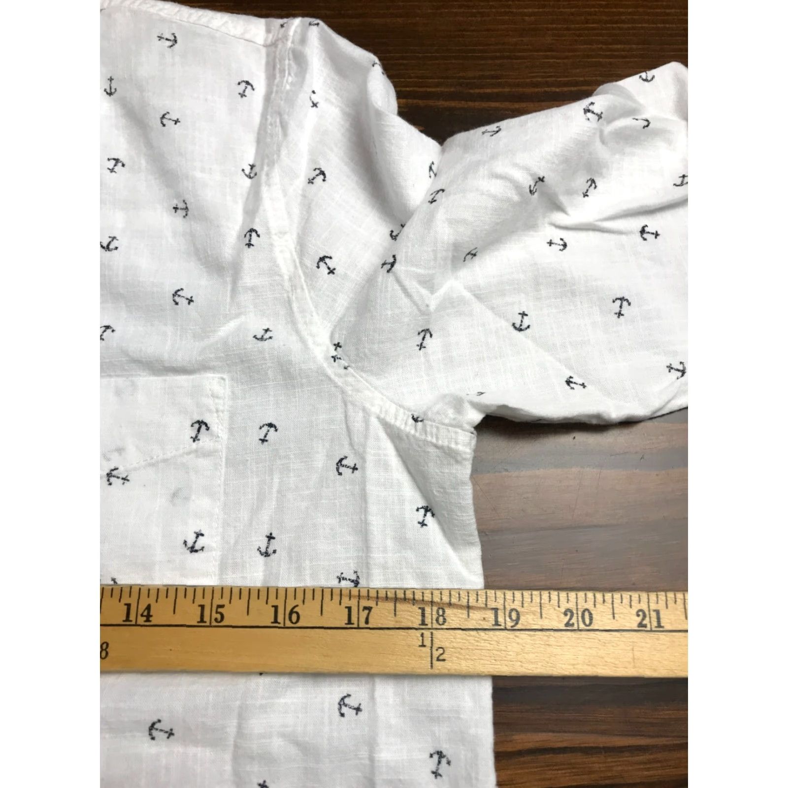Vintage Maurices Shirt Women's Medium White Black Anchors Button Up Long Sleeve Shirt Womens Medium White Black Anchors Button-Up Long Sleeve Size M / US 6-8 / IT 42-44 - 4 Thumbnail