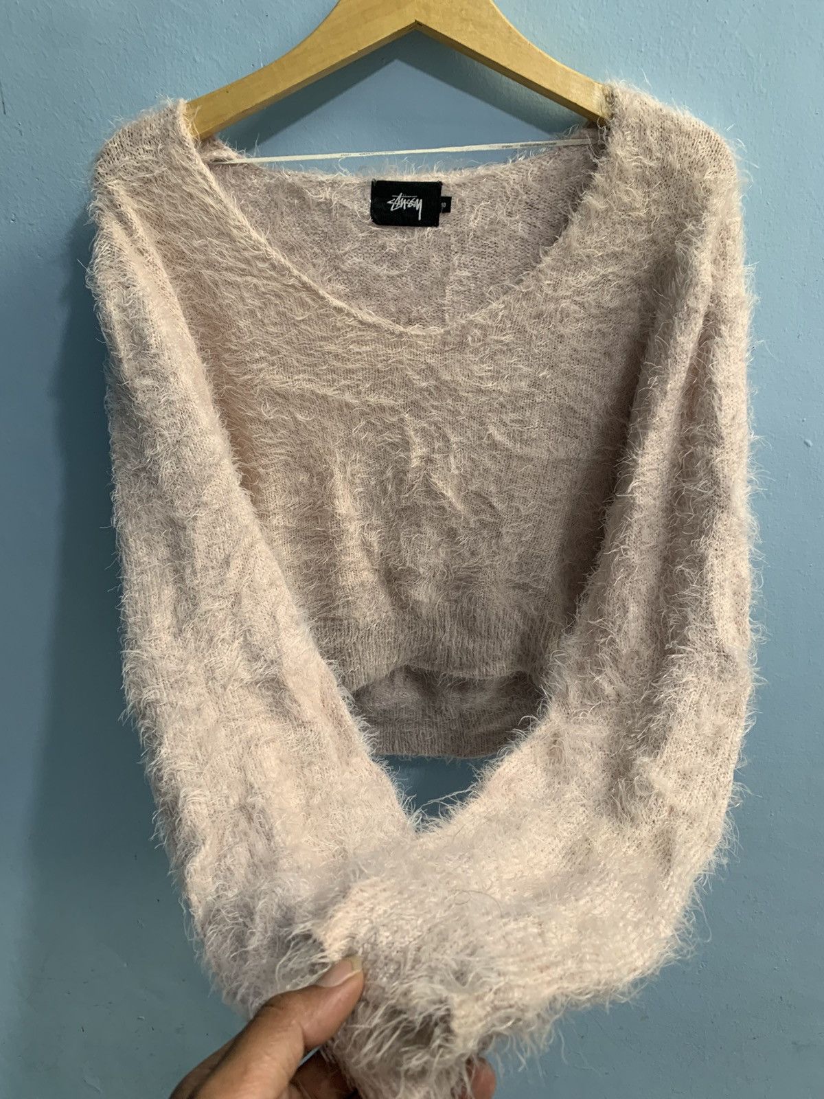 Stussy STUSSY CROPPED JUMPER KNITWEAR Size ONE SIZE - 6 Thumbnail