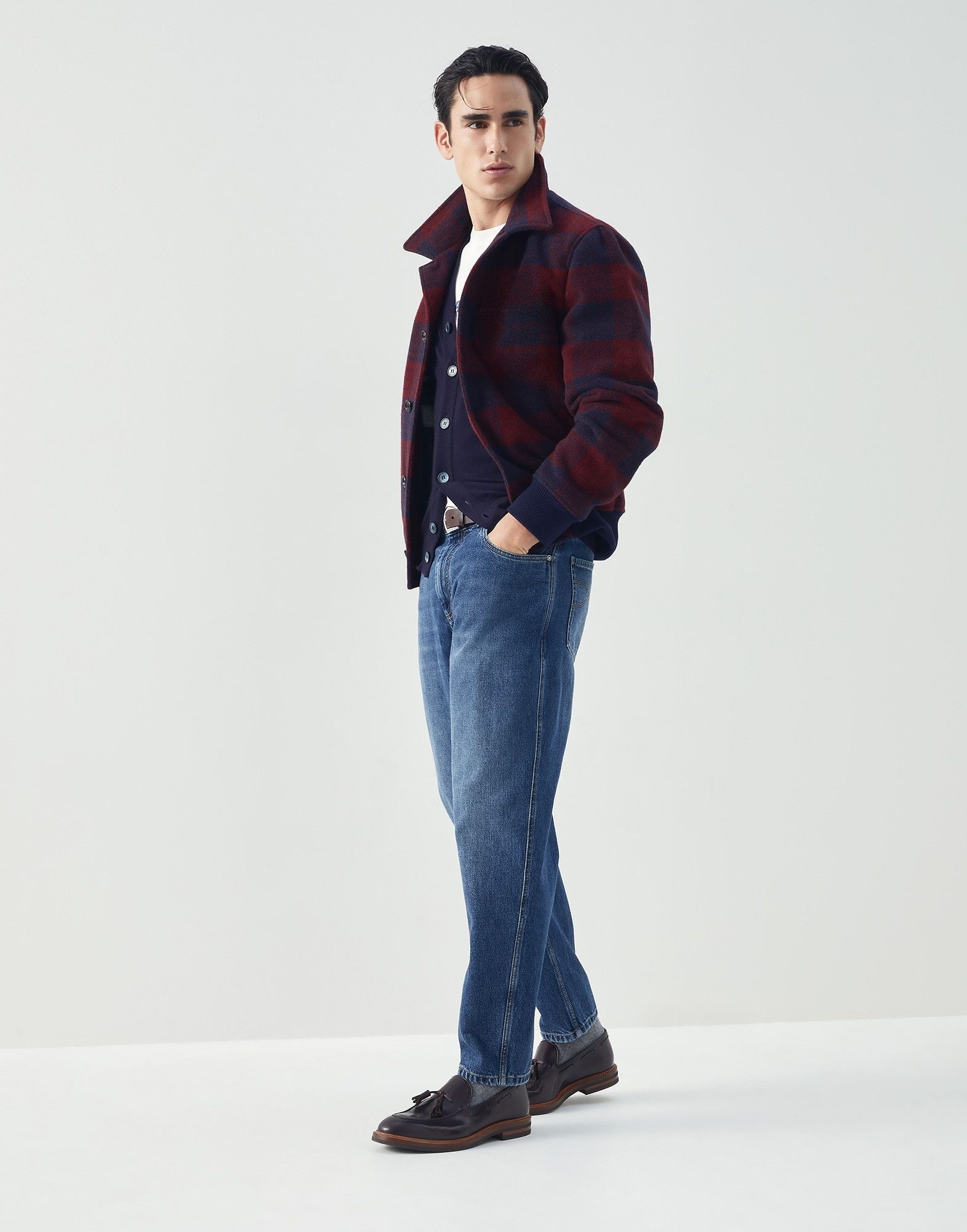 Brunello Cucinelli o1w1db10225 Jacket in Multicolor Size US L / EU 52-54 / 3 - 5 Thumbnail
