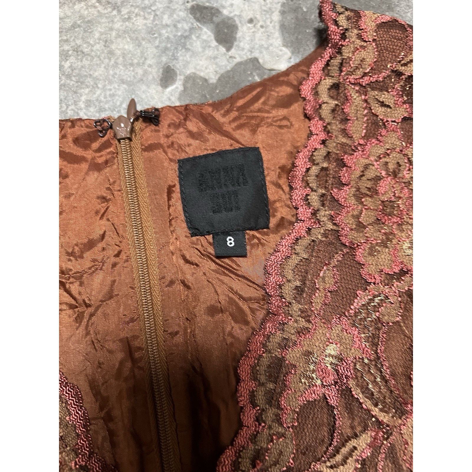Anna Sui ANNA SUI Multi Color Knee Length Dress Size 8 Made In USA Size M / US 6-8 / IT 42-44 - 3 Thumbnail