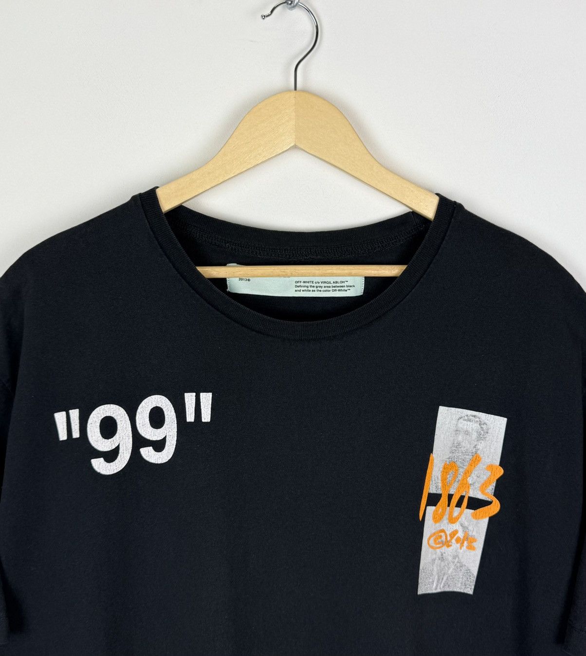 Off-White Off-White Impressionism Virgil Abloh Main Label 2013 T-shirt Size US L / EU 52-54 / 3 - 3 Thumbnail