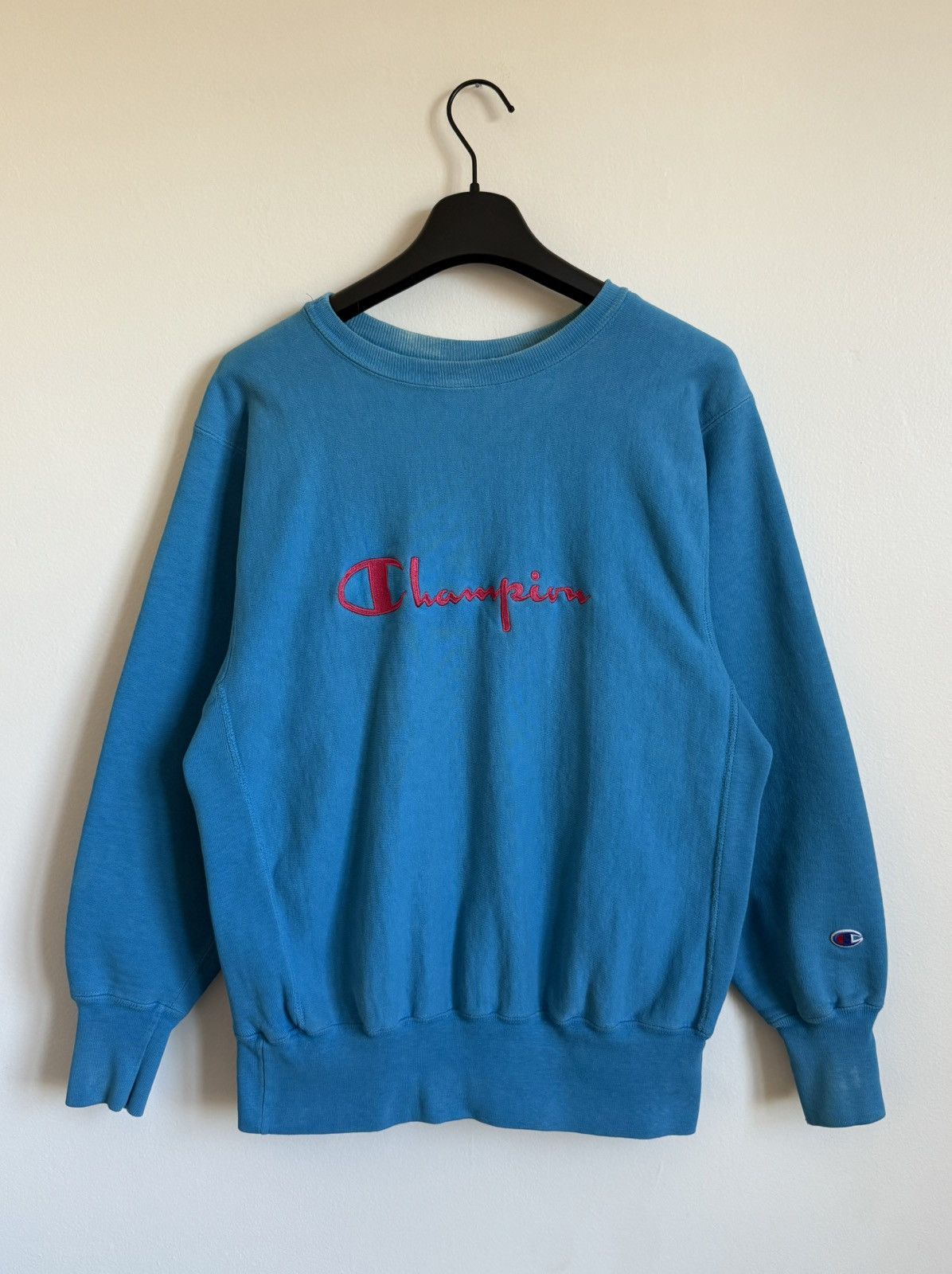 Champion Champion Reverse Weave Vintage Crewneck Embroidered Logo Size US L / EU 52-54 / 3 - 1 Thumbnail