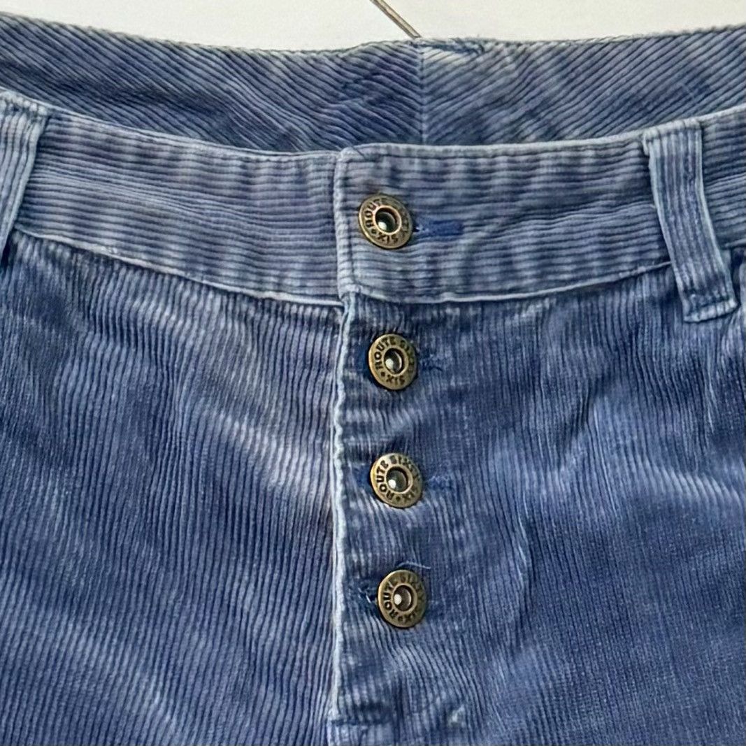 Route 66 × Vintage VINTAGE ROUTE 66 NAVY FLARE CORDUROY PANTS! Size US 30 / EU 46 - 4 Thumbnail