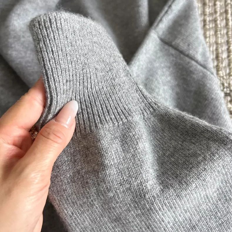 Loewe LOEWE Grey cashmere sweater Size US S / EU 44-46 / 1 - 9 Thumbnail