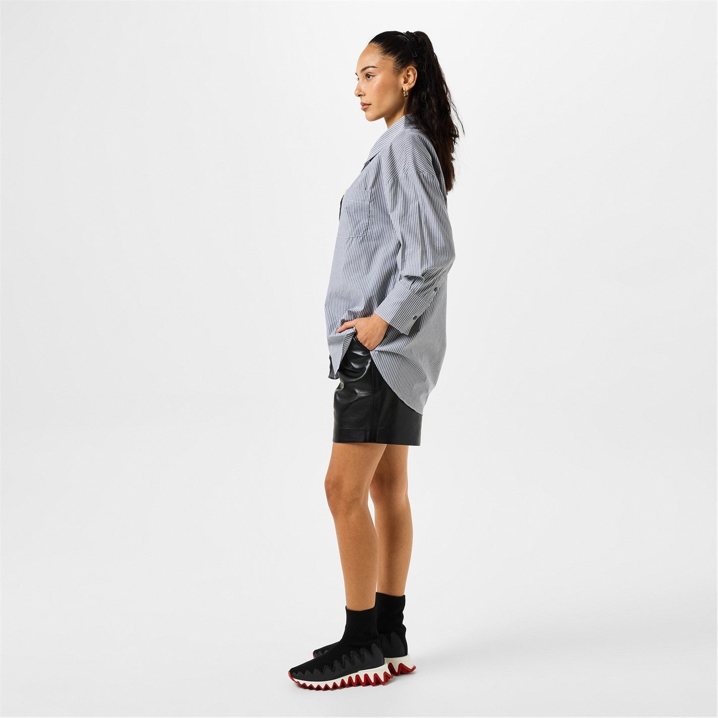 Christian Louboutin Sharky Sock Sneakers Size US 9.5 / IT 39.5 - 8 Thumbnail