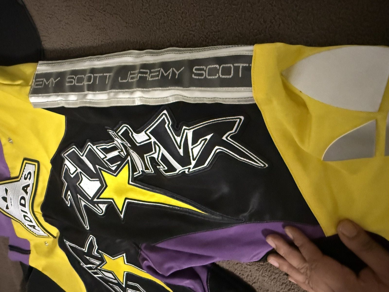 Adidas × Jeremy Scott JEREMY SCOTT ADIDAS MOTOR PANTS- PURCHASED FROM STEVE AOKI Size US 32 / EU 48 - 3 Thumbnail