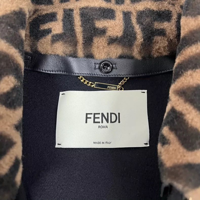 Fendi Fendi Removable Wool and Fur Jacket Size US M / EU 48-50 / 2 - 5 Thumbnail