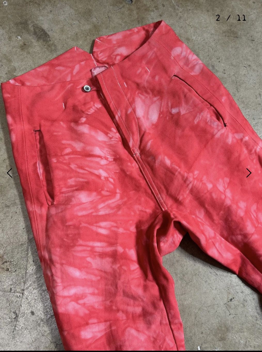 Other object dyed drop crotch denim pants Size US 30 / EU 46 - 2 Thumbnail