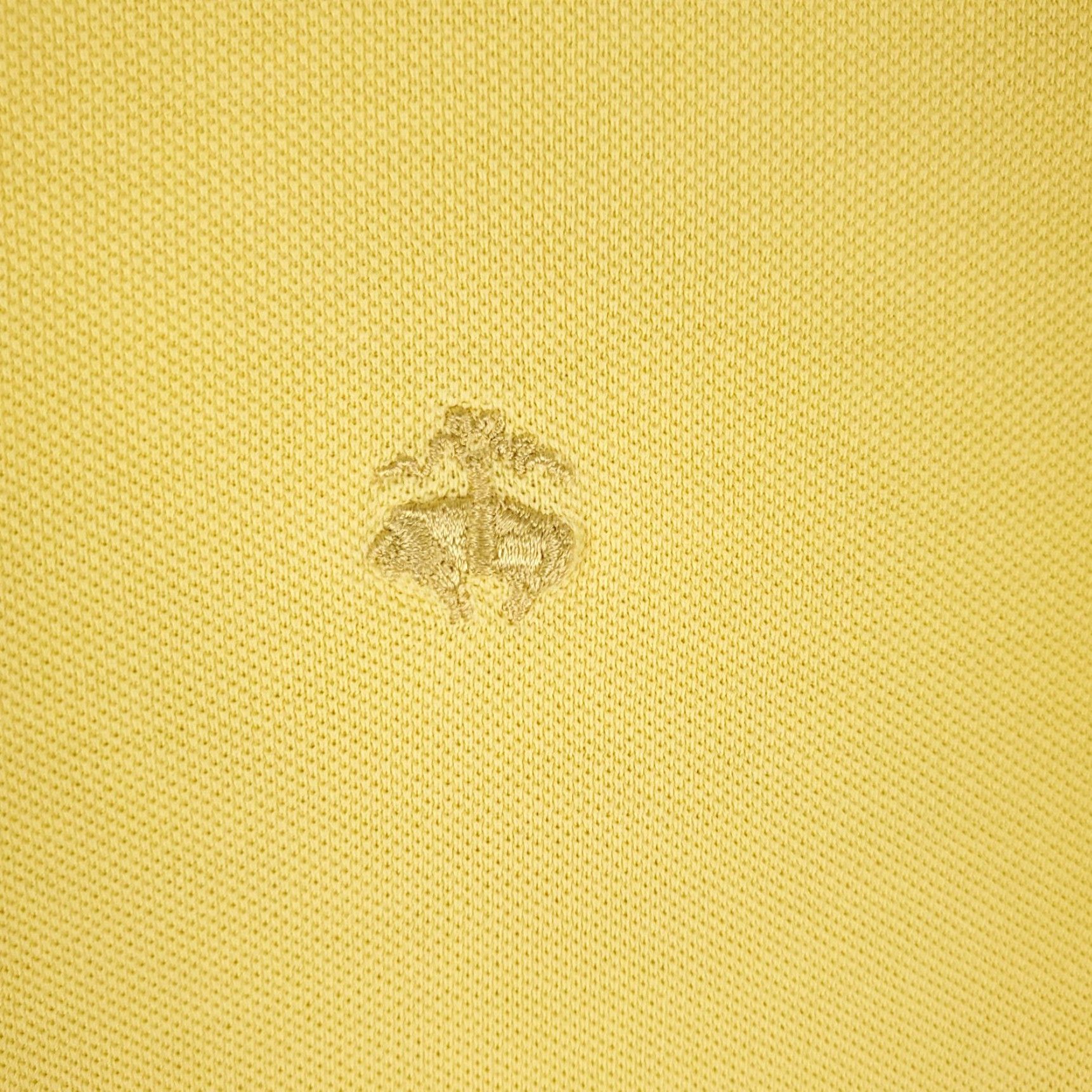 Brooks Brothers Brooks Brothers Polo Shirt Mens XL Yellow Solid Short Sleeve Casual Button-Front Collared Polo Shirt Mens XL Yellow Size US XL / EU 56 / 4 - 3 Thumbnail