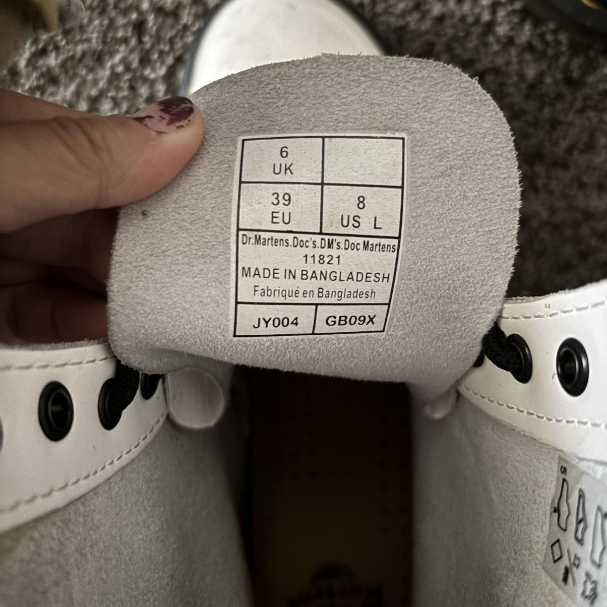 Dr. Martens White Dr. Martens 1460 Boots Size US 8 / IT 38 - 3 Thumbnail