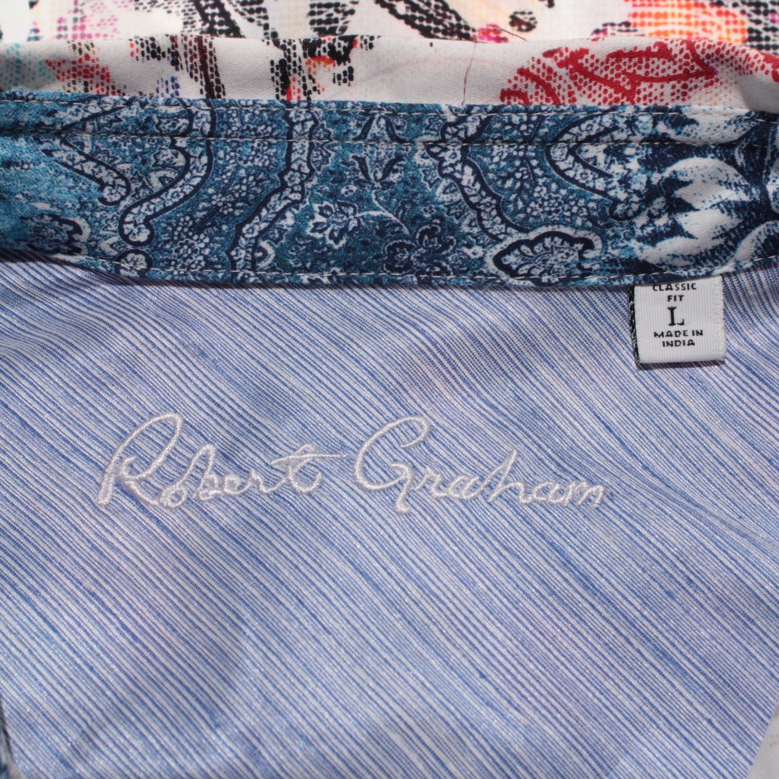 Robert Graham Robert Graham New with tags Shirt Size L US In White Size US L / EU 52-54 / 3 - 3 Thumbnail