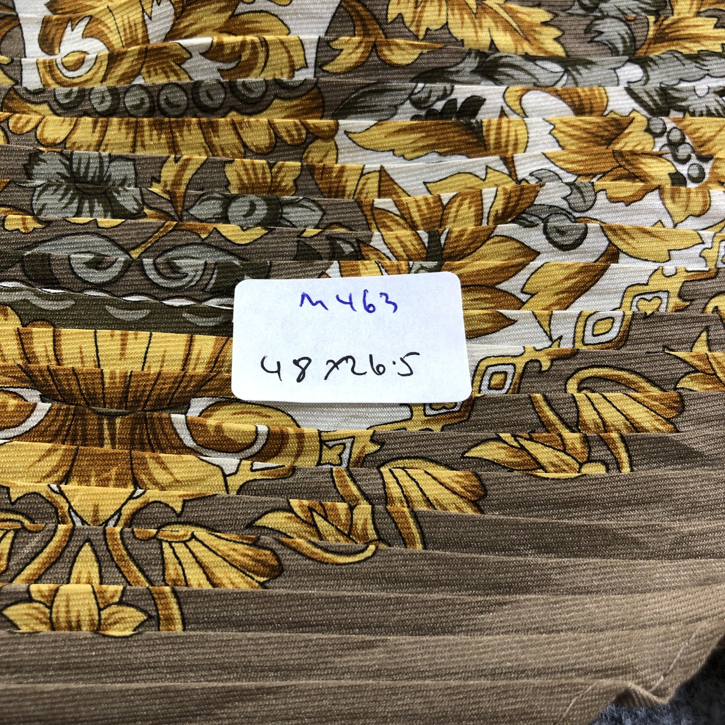 Japanese Brand Luxury Floral Pleated Scarf M463 Size ONE SIZE - 7 Thumbnail