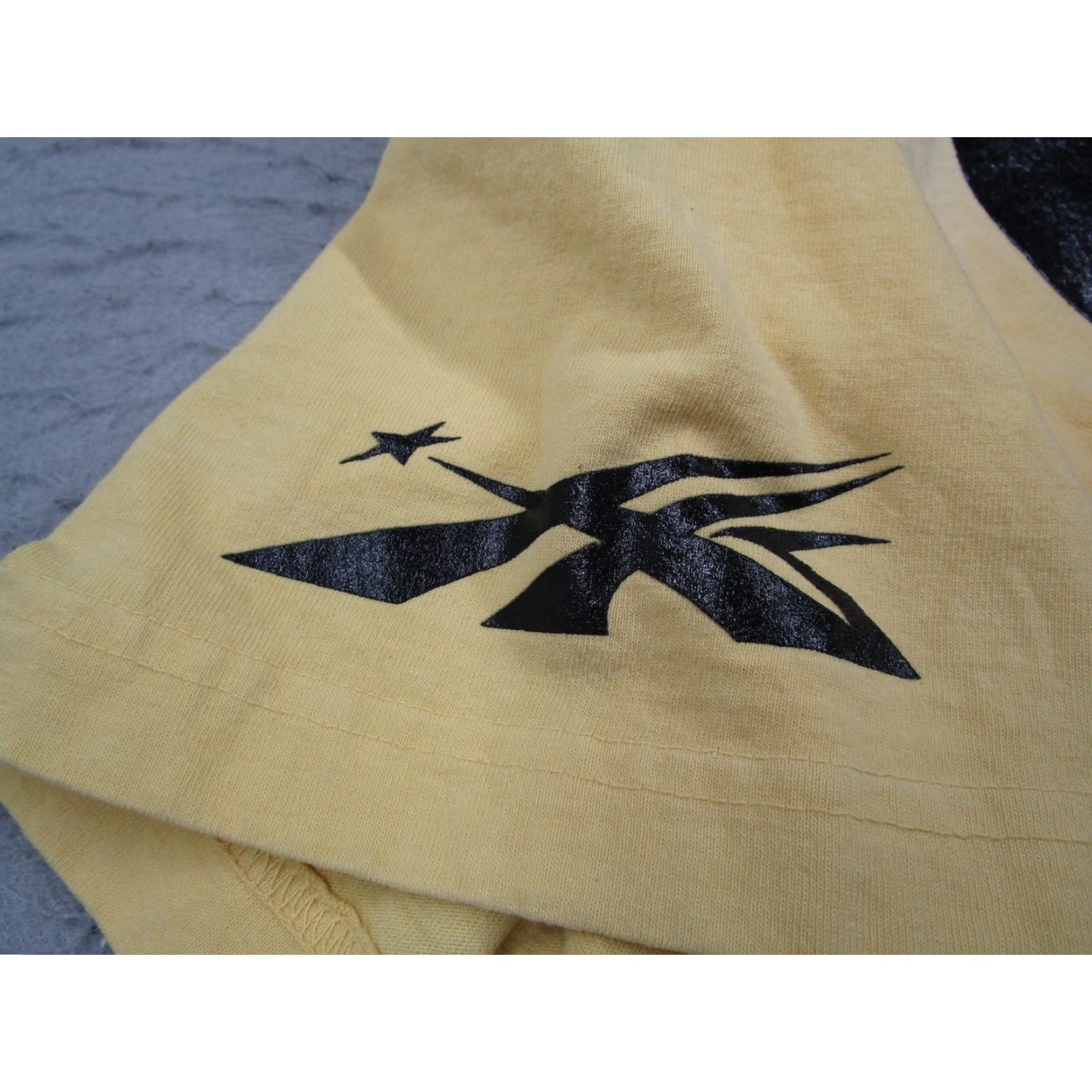 HELLSTAR Hellstar Shirt Mens Medium Yellow Sports Marathon Graphic Tee Streetwear Size US M / EU 48-50 / 2 - 7 Thumbnail