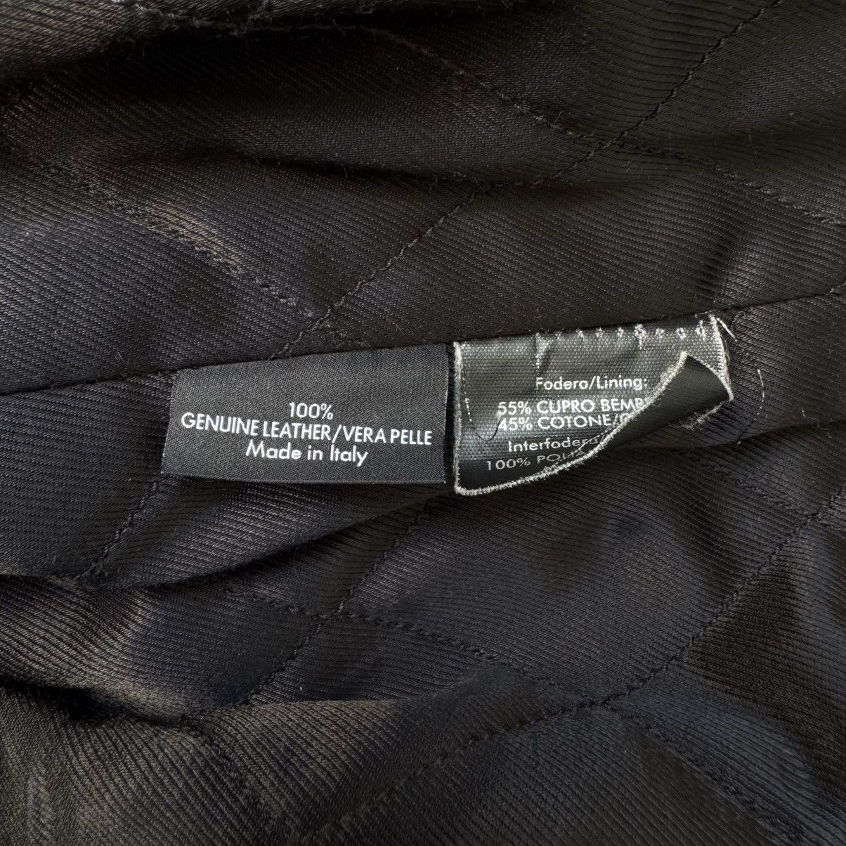 Gucci Gucci FW2006 Black Lamb Leather Biker Moto Jacket Size US M / EU 48-50 / 2 - 13 Thumbnail