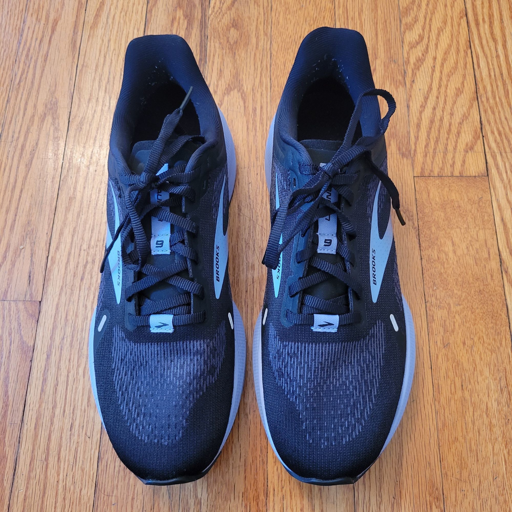 Brooks Launch 9.5 Running Shoes 9.5M Black Purple Sneaker